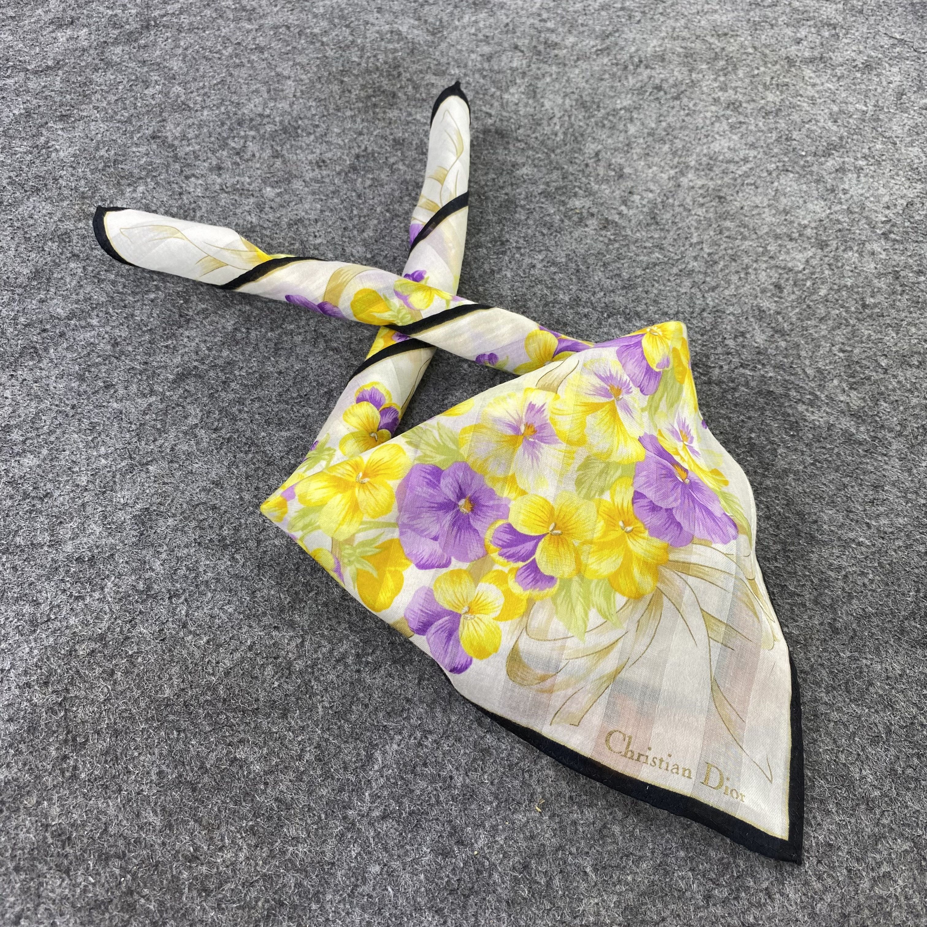 Christian Dior Handkerchief / Bandana / Neckerchief-B602