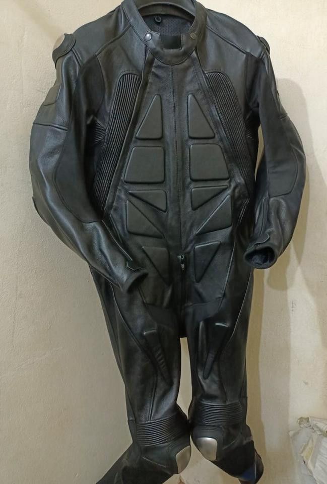Genuine Leather Motorcycle Leather Racing Suit Motorbike Suit EU 50 Size 50R - 1 Thumbnail