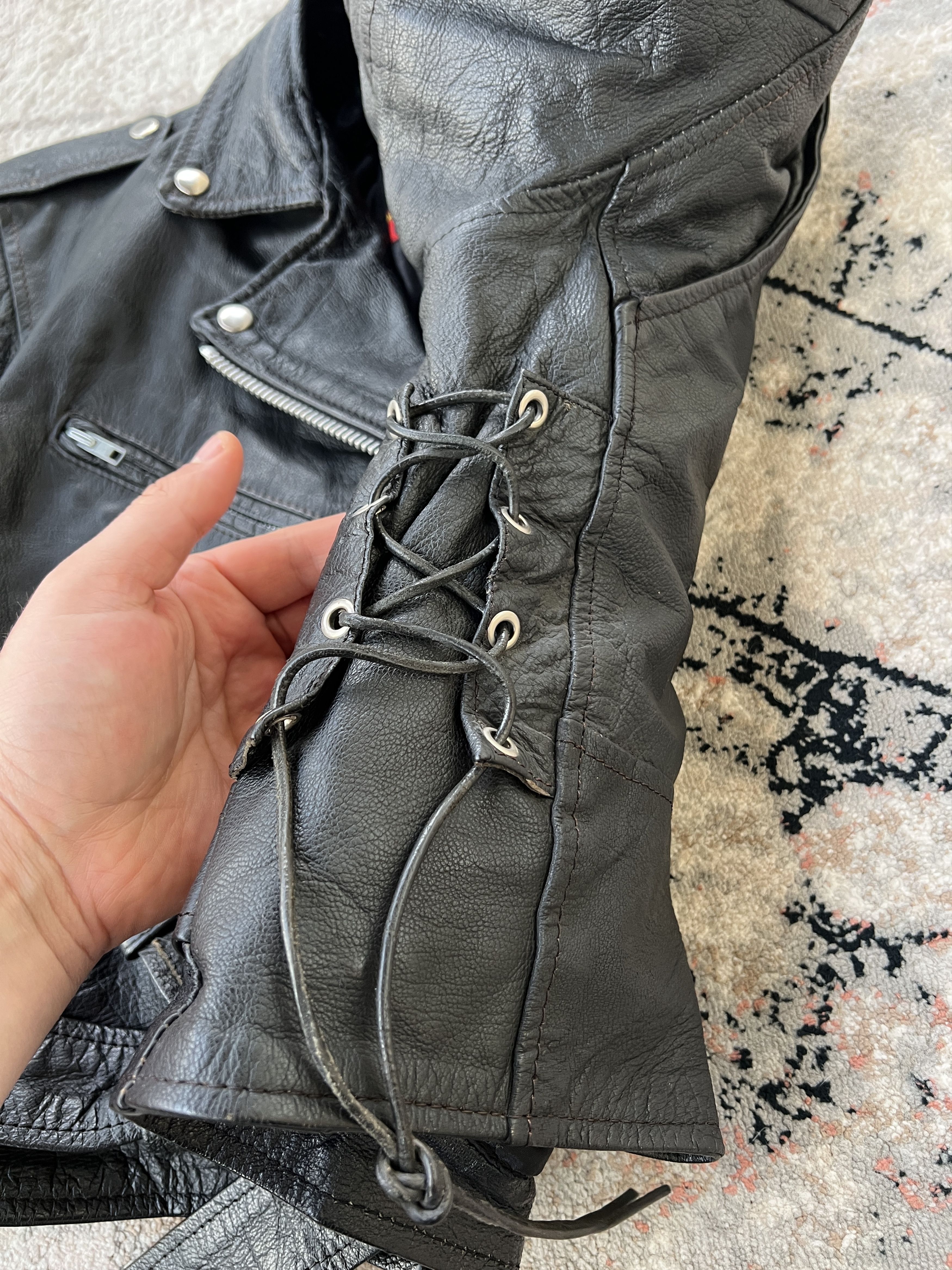 Leather Hot Leathers Vintage Jacket Size L / US 10 / IT 46 - 7 Thumbnail