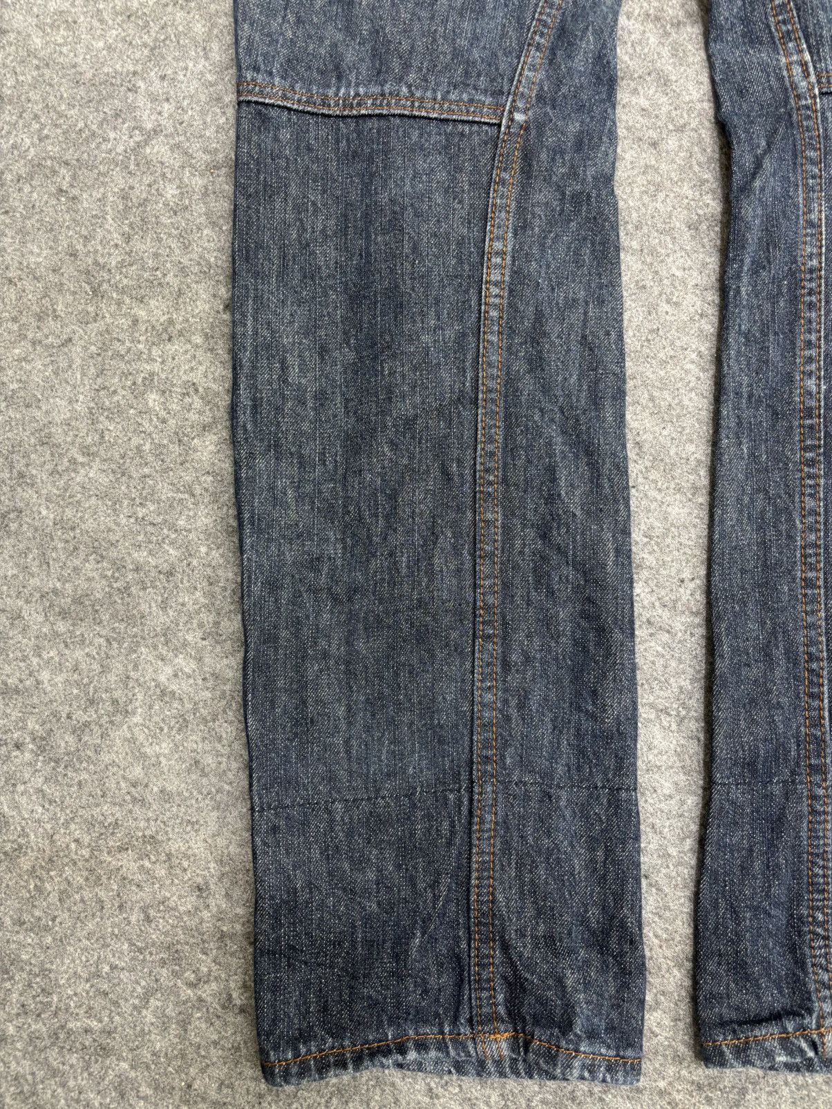 Japanese Brand 💥Double Waist💥Dominate Cool Design Zipper Denim F590 Size US 30 / EU 46 - 18 Thumbnail