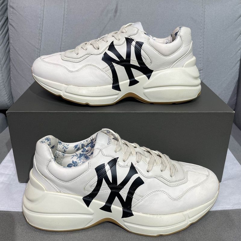 Gucci Gucci Rhyton Low-Top Sneakers in Beige - Size US 8.5 / EU 41-42 - 6 Thumbnail