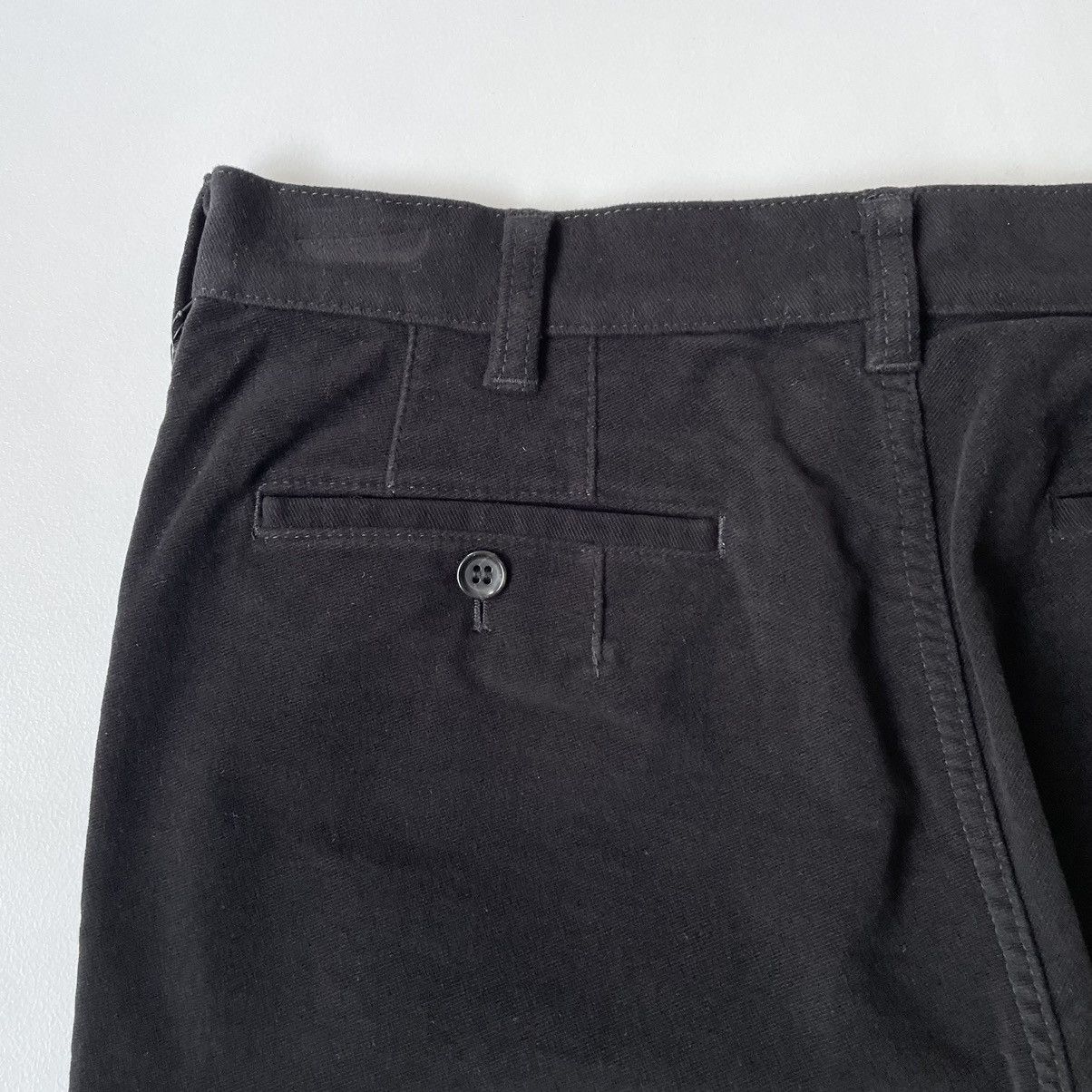Comme des Garcons A/W 10 Black Moleskin Trousers Size US 32 / EU 48 - 11 Thumbnail