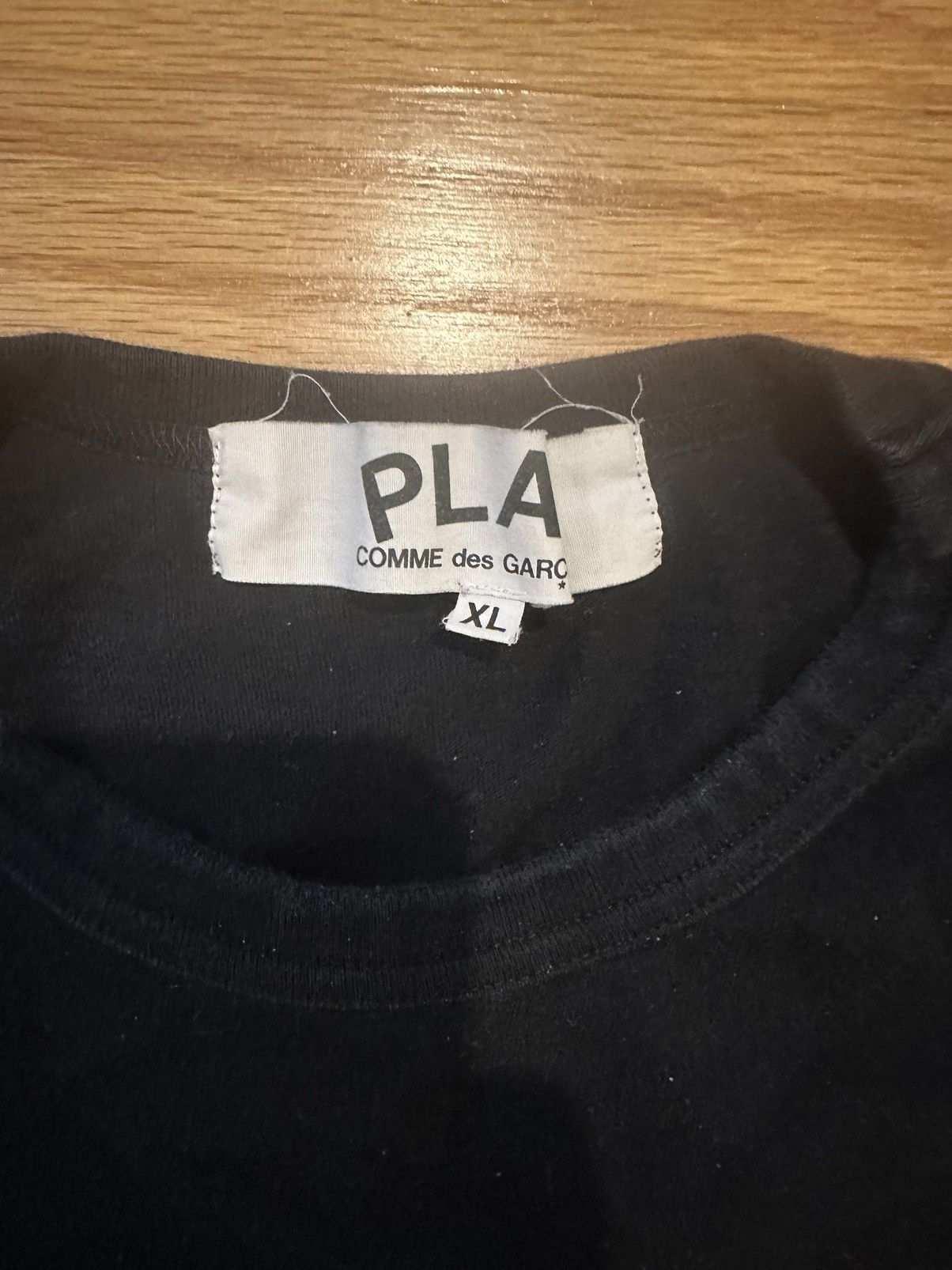 Comme des Garcons Comme des Garcones PLAY Heart Black T-Shirt Size US L / EU 52-54 / 3 - 3 Thumbnail
