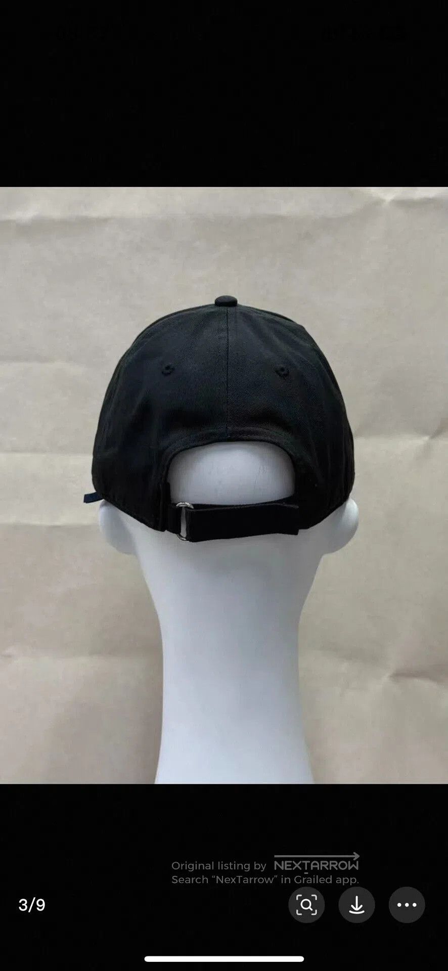 Moncler Moncler Black Baseball Cap. Size ONE SIZE - 5 Thumbnail