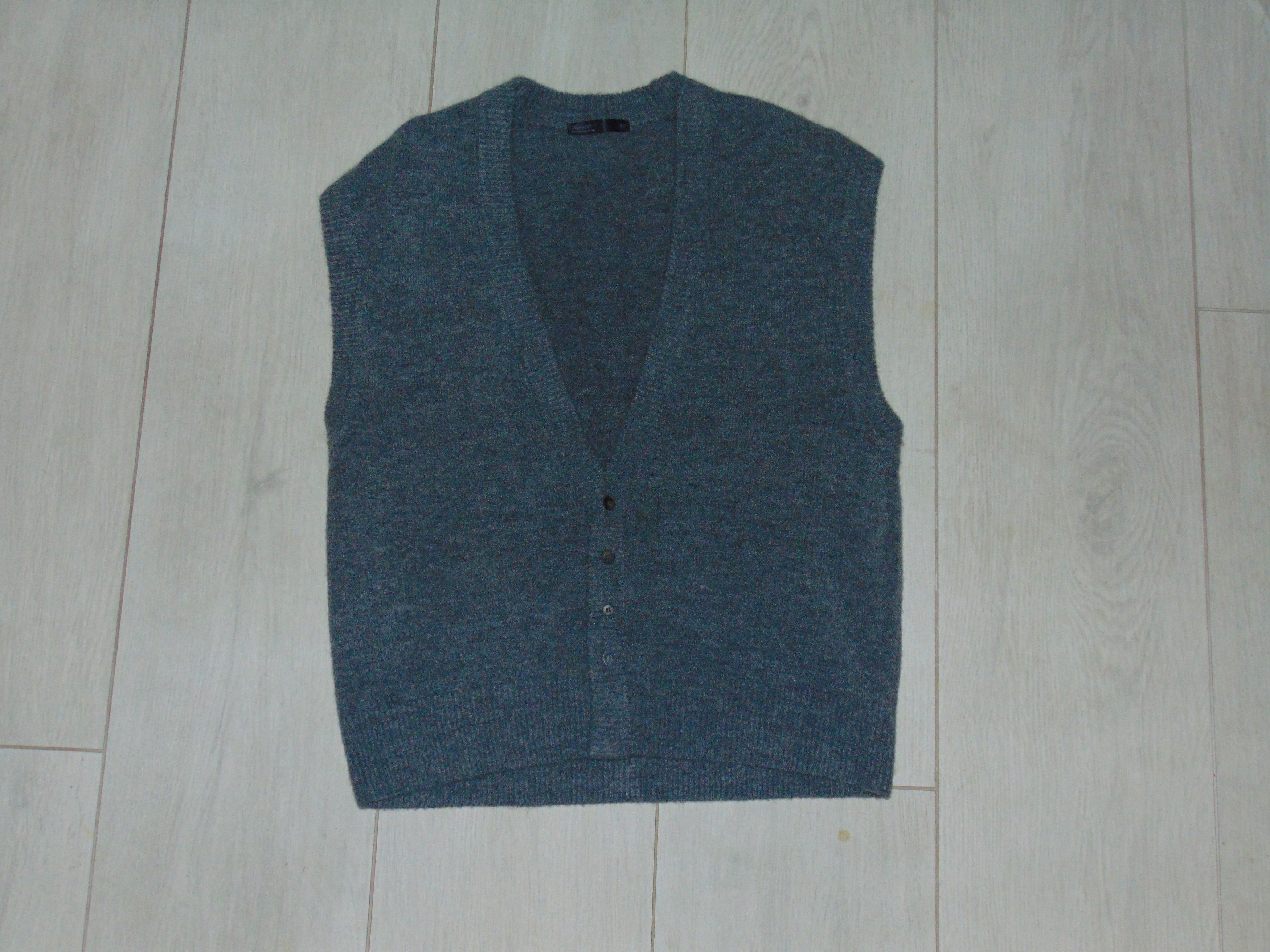 Oak + Fort Vintage Grey Sweater Vest Size US S / EU 44-46 / 1 - 1 Thumbnail