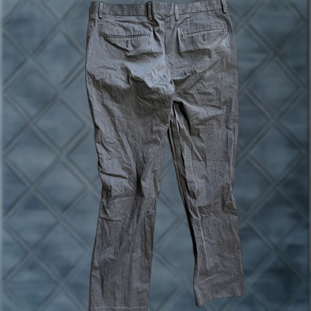 Express Express Men's Dress Pants Size 32x30 Gray Canvas Straight Leg Business Casual Size US 32 / EU 48 - 1 Thumbnail