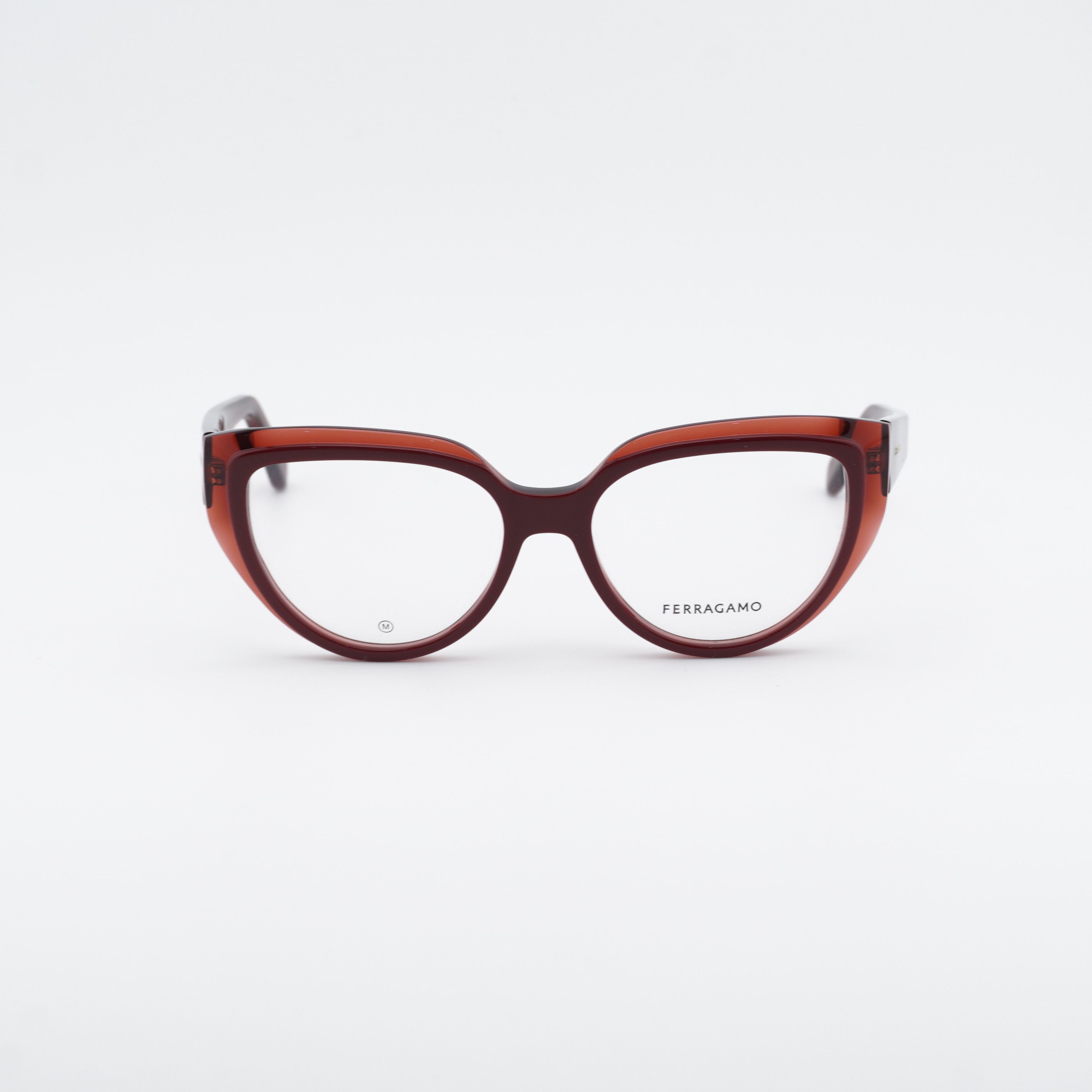 Salvatore Ferragamo Salvatore Ferragamo SF2984 613 Eyeglasses Transparent Red 53 Size ONE SIZE - 3 Thumbnail