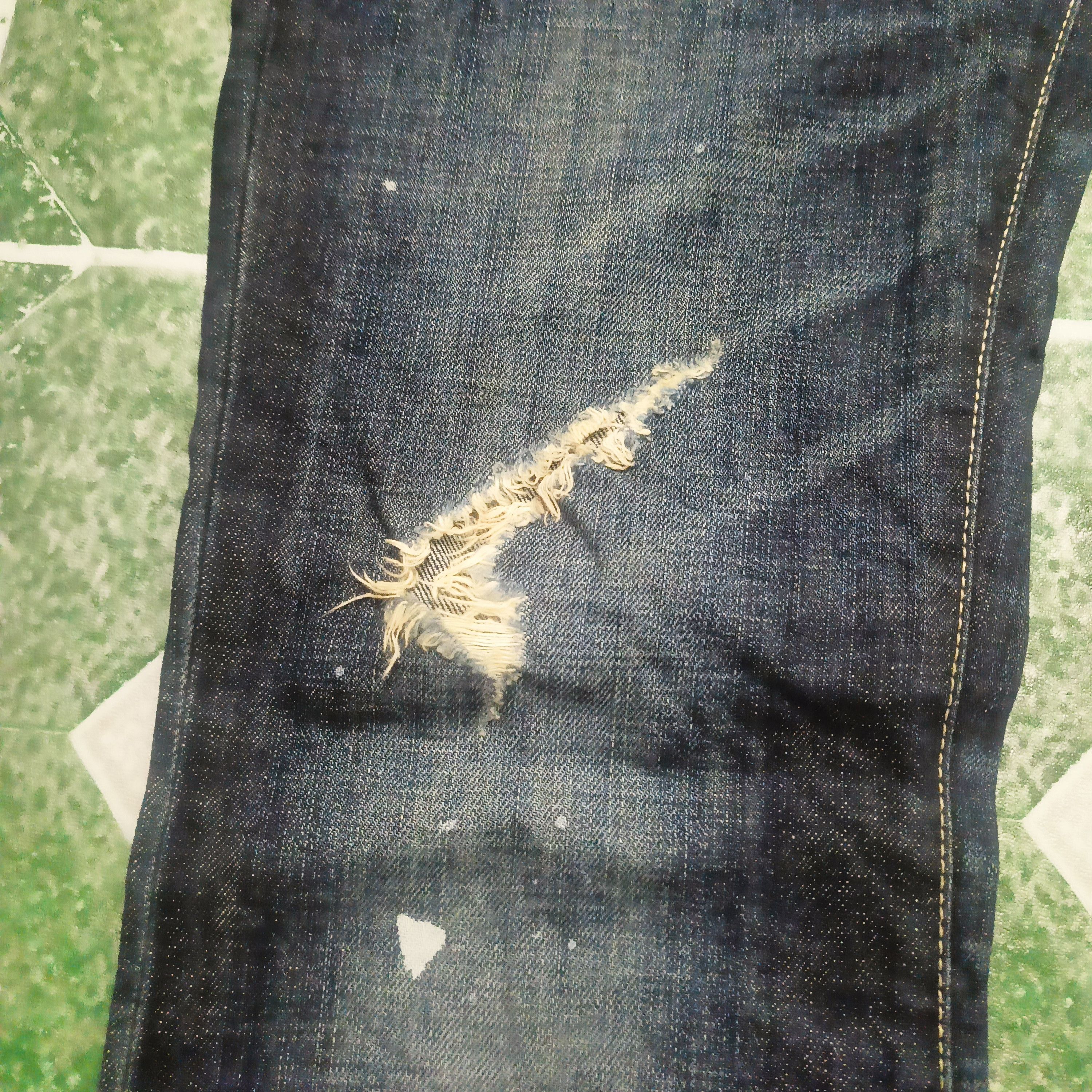 Levi's 💥Insane 90s Levis 708 Distressed Paint Splatter Bootcut Size US 28 / EU 44 - 8 Thumbnail