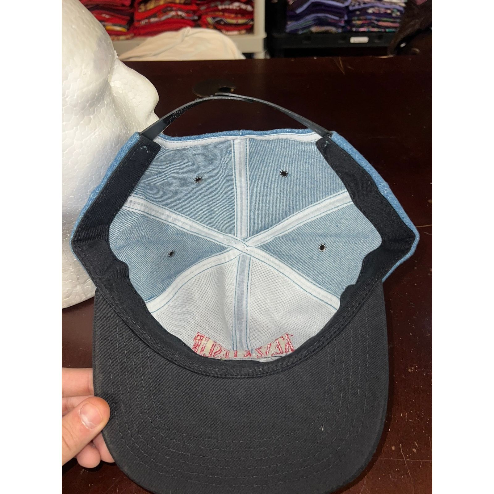 Vintage Vintage BG Auto Parts Hat Kenz & Leslie Denim Snapback VTG Size ONE SIZE - 7 Thumbnail