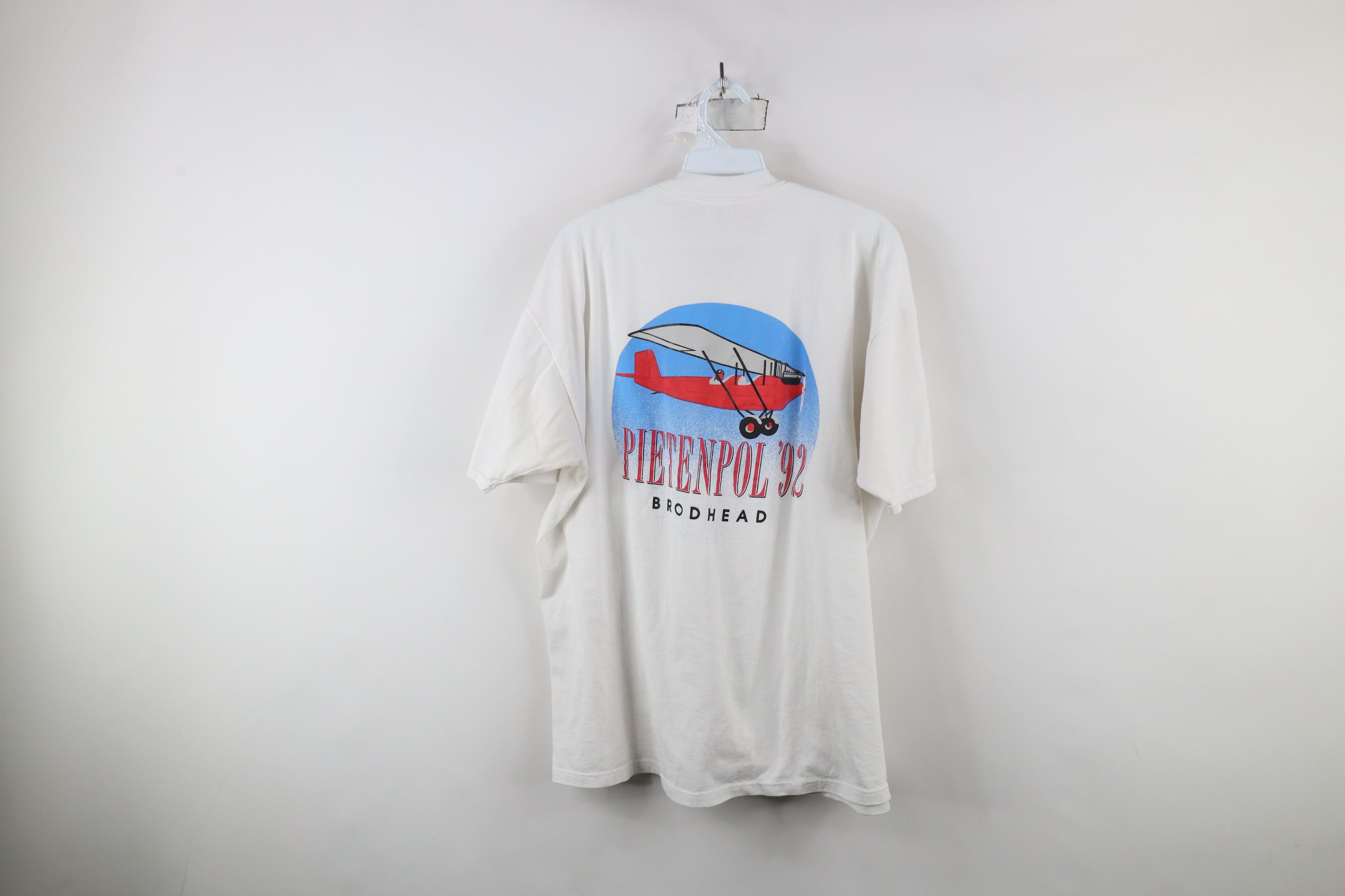 Vintage Vintage 90s Pietenpol Airplanes Short Sleeve T-Shirt USA Size US XL / EU 56 / 4 - 10 Thumbnail