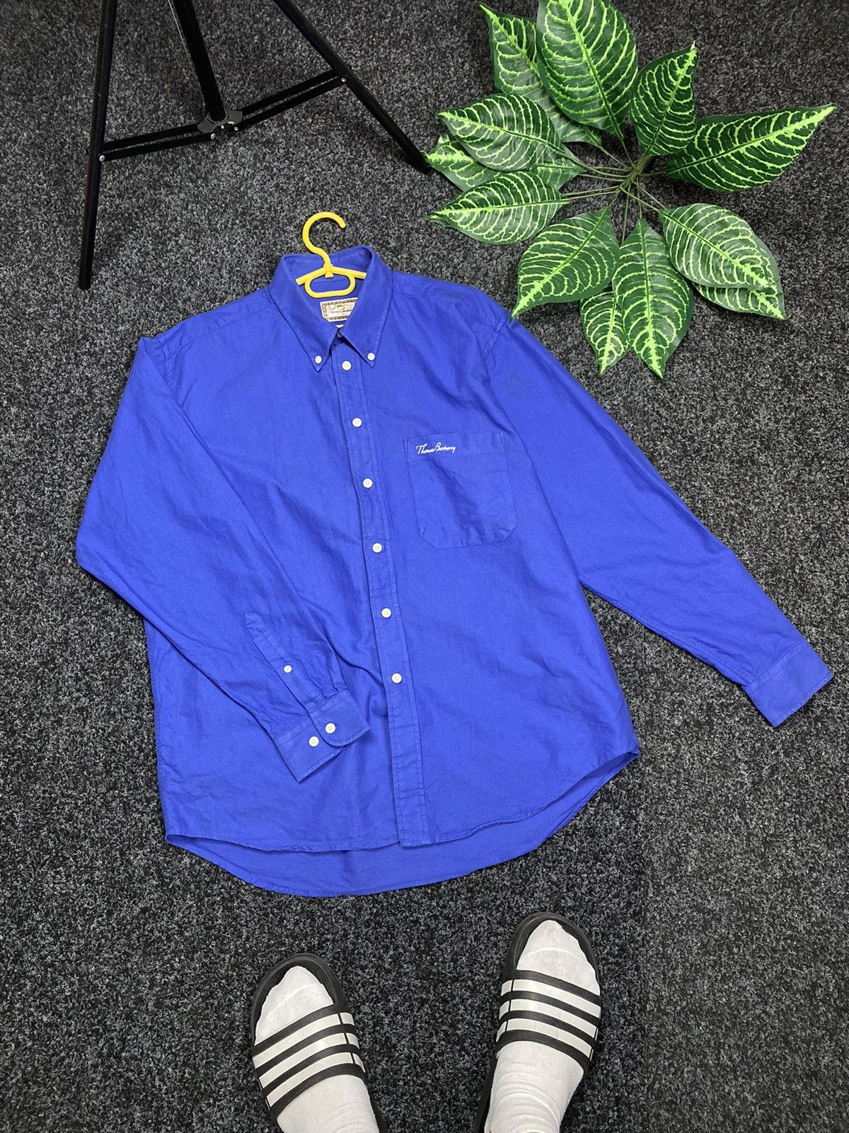 Burberry Thomas Burberry Long Sleeve Shirt Size XL Size US XL / EU 56 / 4 - 15 Thumbnail