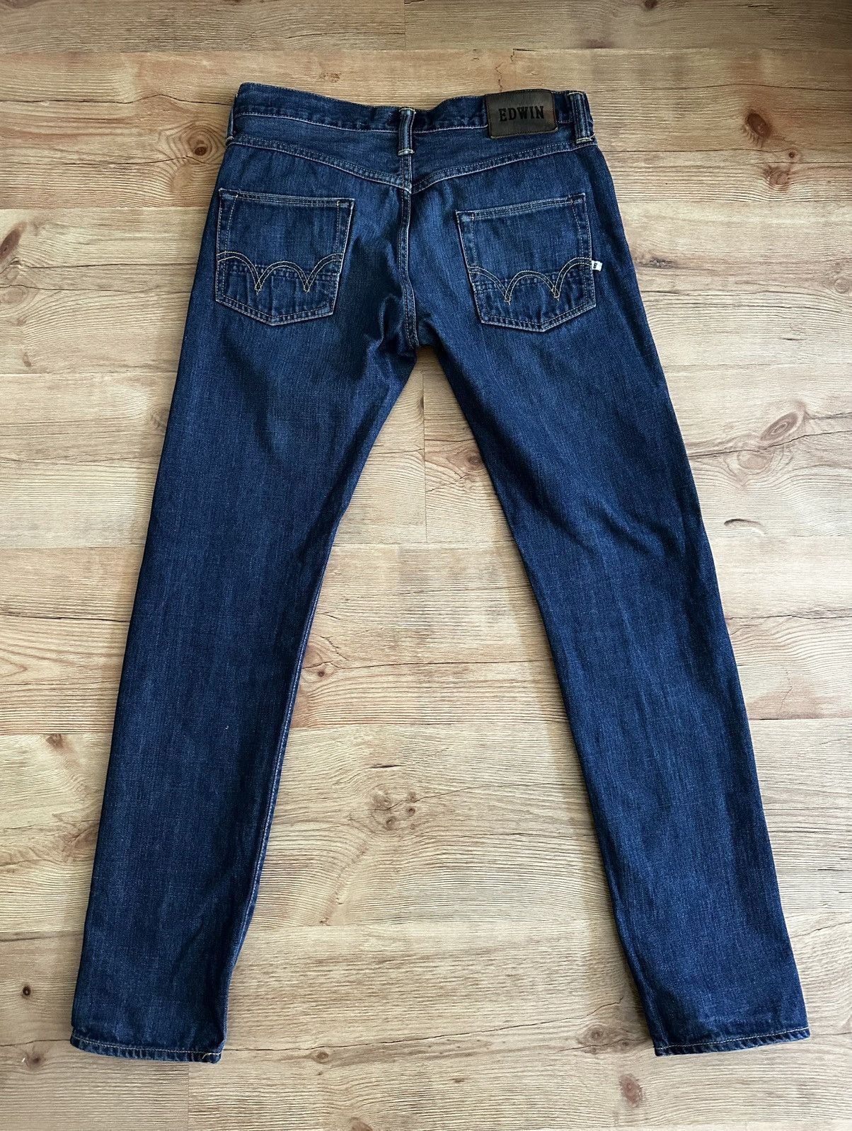 Edwin × Japanese Brand Edwin ED-55 Relaxed Jeans – 30x32 EST Tokyo Japan Size US 30 / EU 46 - 4 Thumbnail