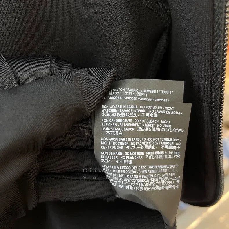 Balenciaga Balenciaga Black Viscose Fiber Stand Collar Long-sleeve Sp Size US M / EU 48-50 / 2 - 6 Thumbnail