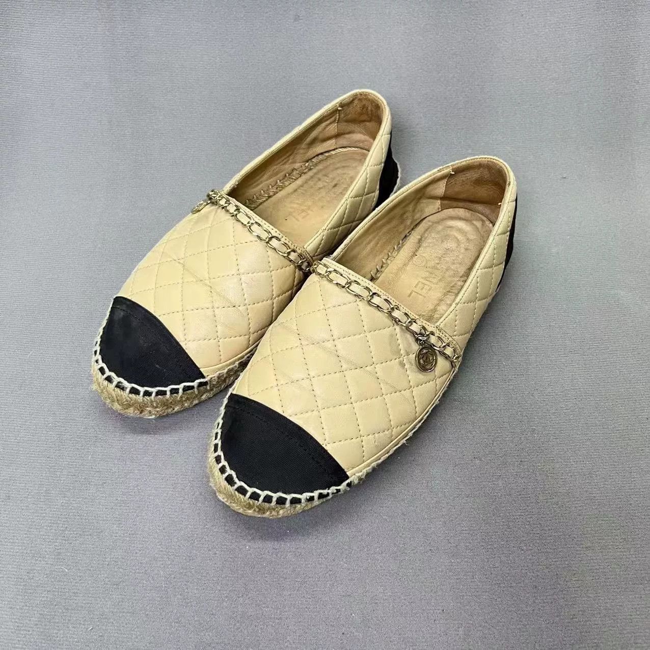 Chanel Chanel Quilted Espadrilles Size US 5 / IT 35 - 1 Thumbnail