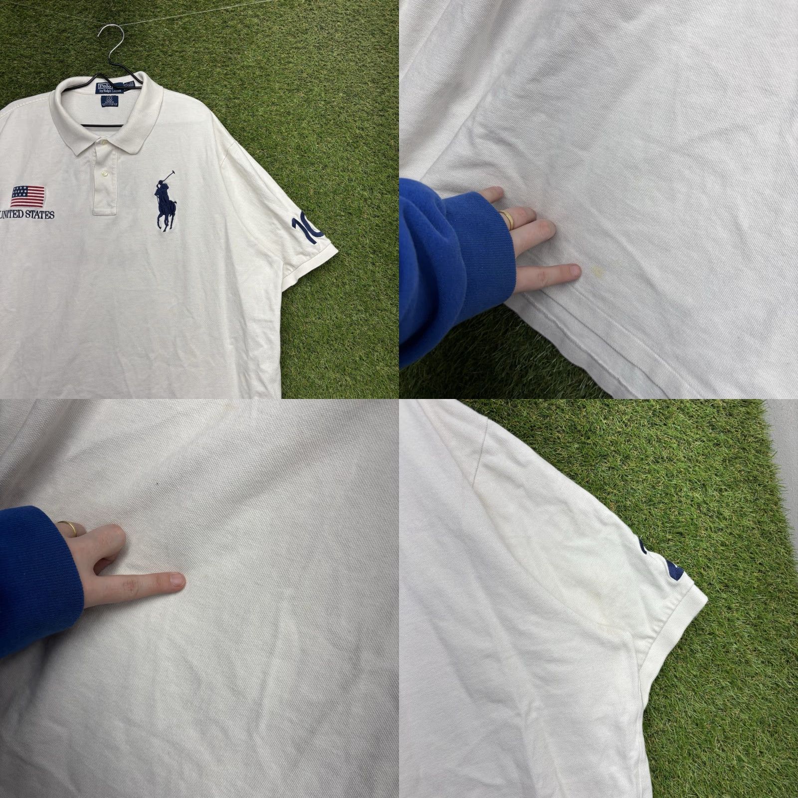 Polo Ralph Lauren Polo Ralph Lauren Shirt Mens 3XLT USA Vancouver Olympics Team USA Big & Tall Polo 3XLT White White Polo Ralph Lauren Big Pony Men USA Polo Shirt 3XLT Size US XXL / EU 58 / 5 - 8 Thumbnail