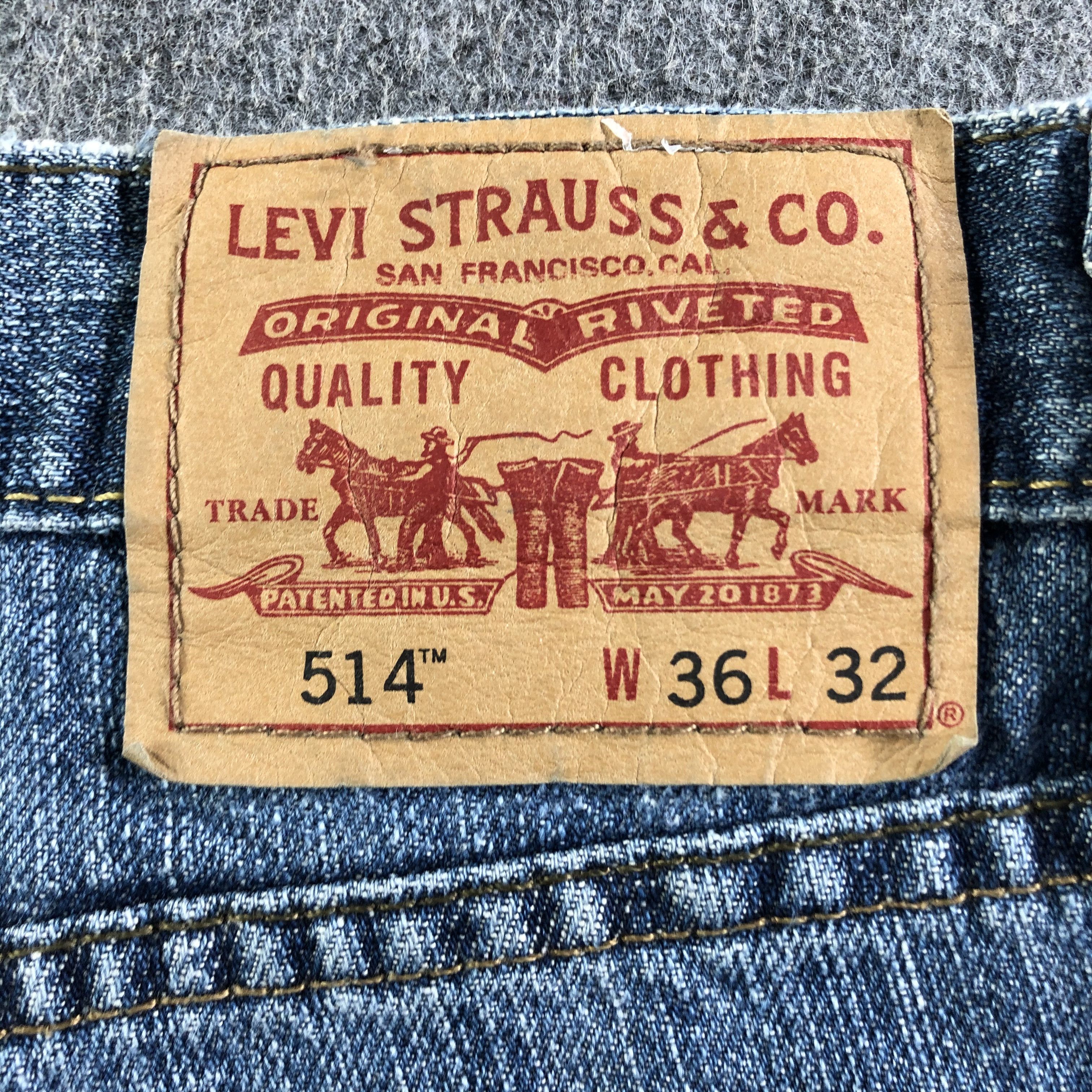 Levi's Vintage Blue Wash Levis 514 Jeans-J3425 Size US 37 - 5 Thumbnail