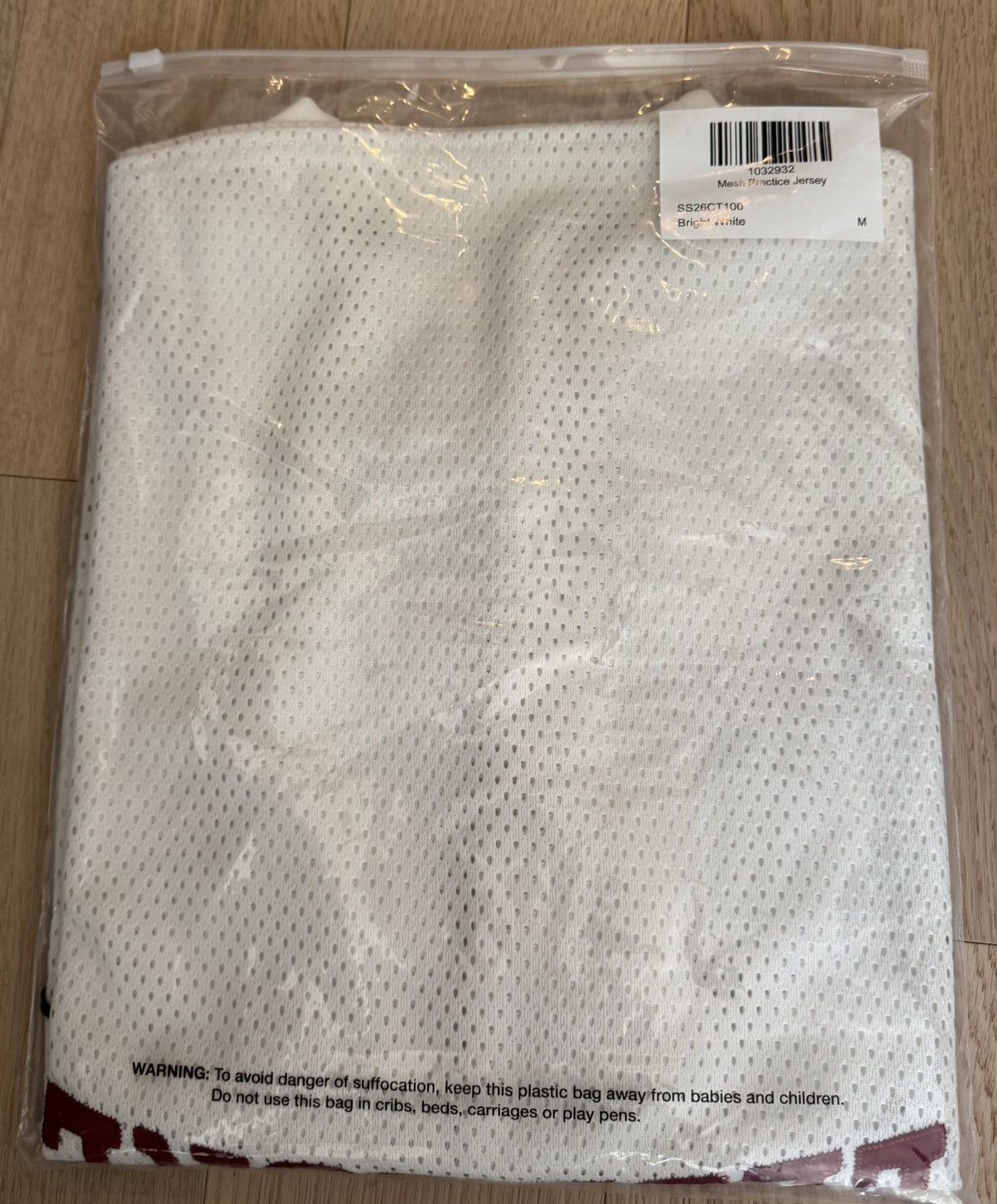 Aime Leon Dore ALD Mesh Batting Practice Jersey Medium White Red Size US M / EU 48-50 / 2 - 7 Thumbnail