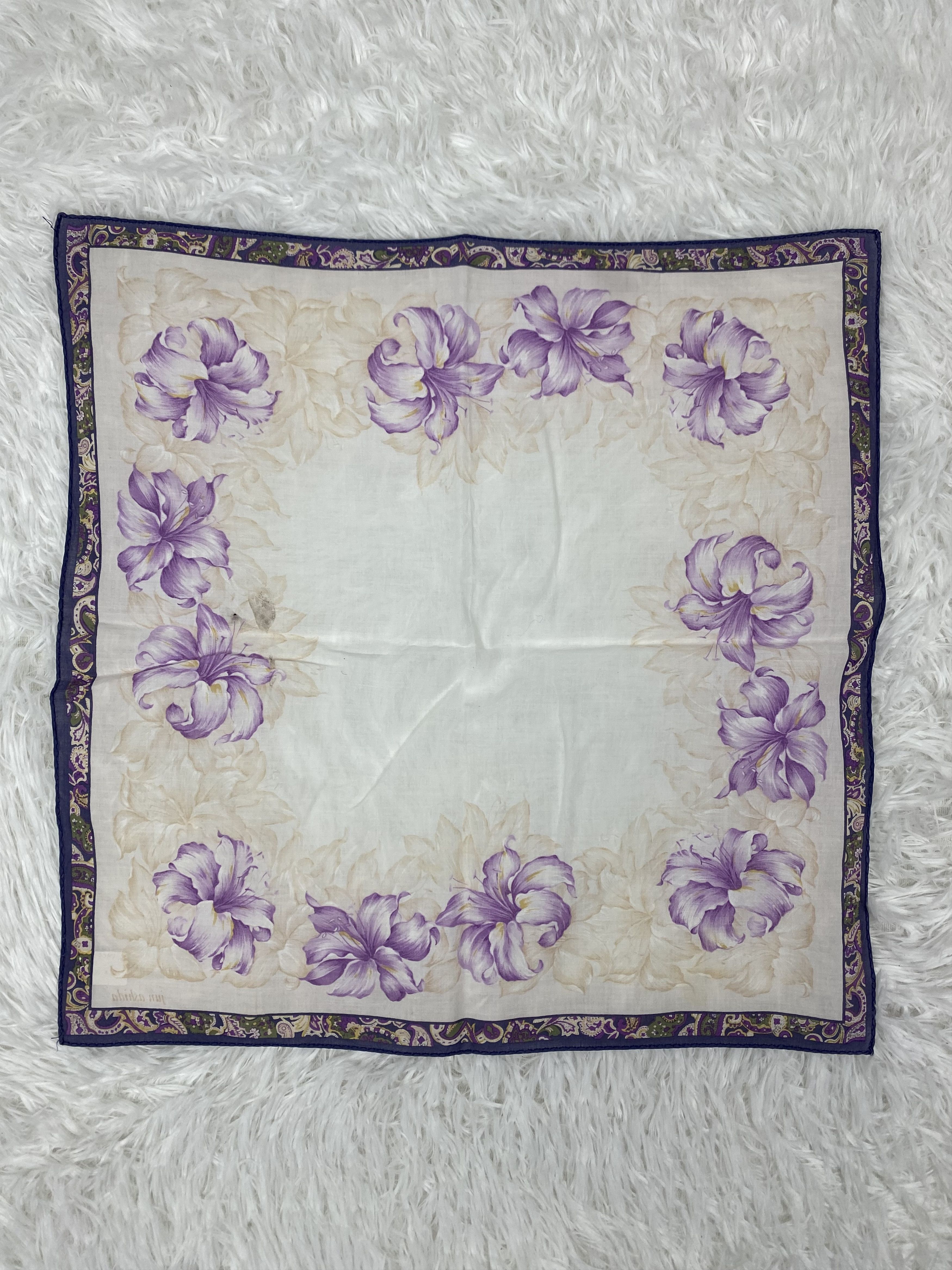 Japanese Brand × Vintage Vintage Jun Ashida Handkerchief Neckerchief PH0821 Size ONE SIZE - 4 Thumbnail