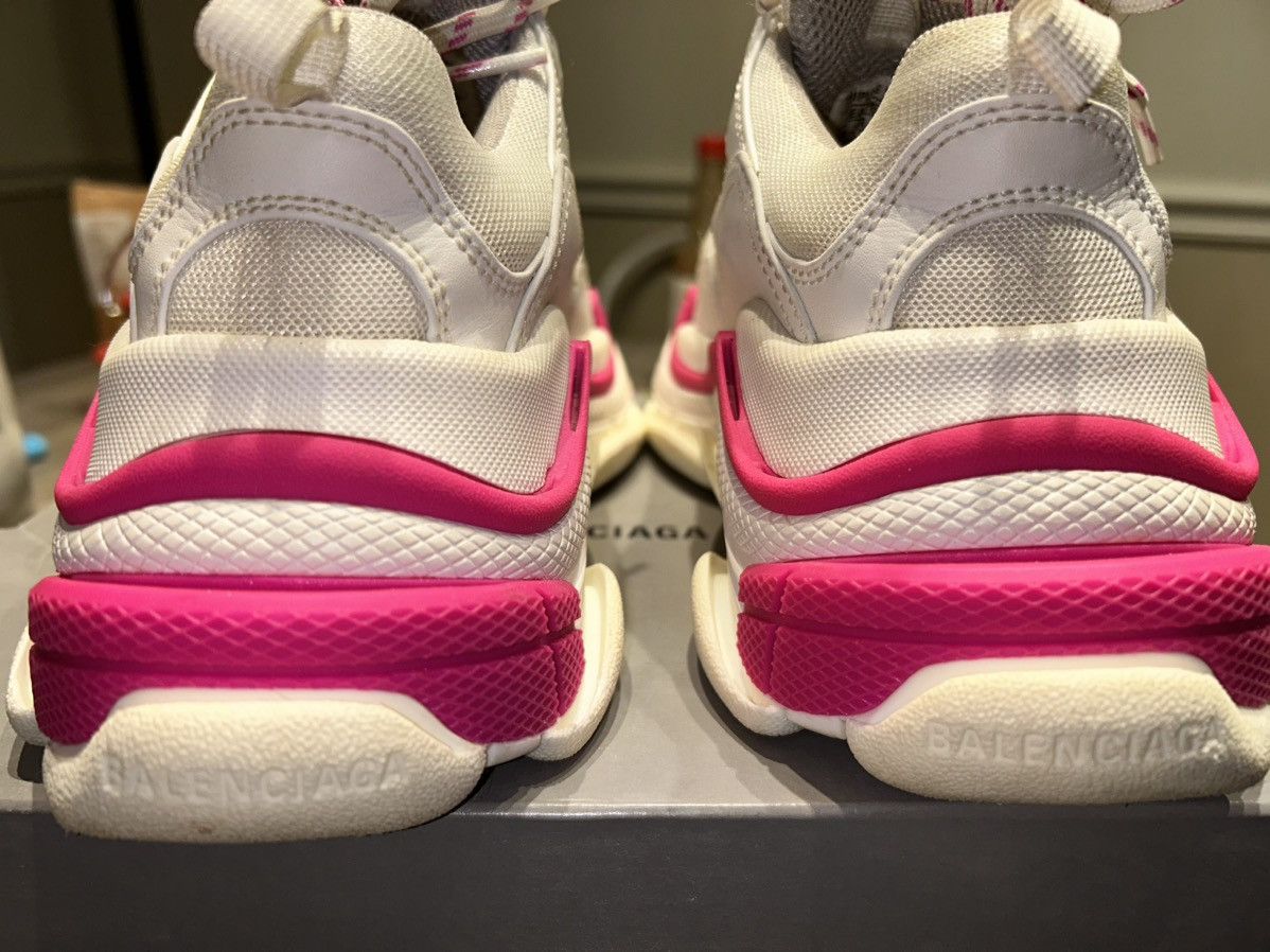 Balenciaga White/beige/pink Balenciaga Triple S Size US 4.5 / IT 34.5 - 8 Thumbnail