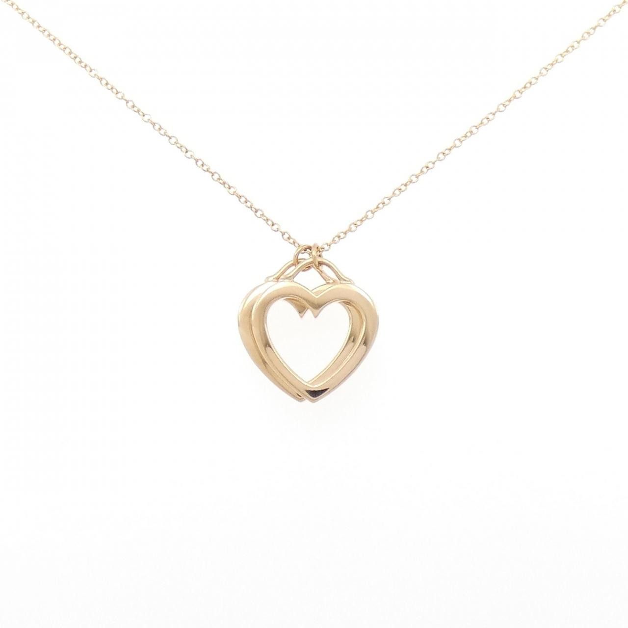 Tiffany & Co. Tiffany & Co. Tiffany Sentimental Double Heart 750 Pink Gold Necklace Precious Metal Necklace DUTY FREE for USA Size ONE SIZE - 1 Thumbnail