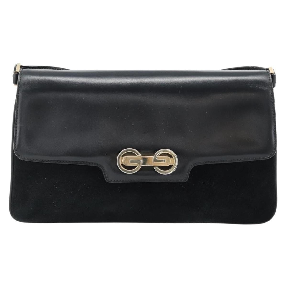 Gucci Gucci Suede Dionysus Shoulder Bag Black Size ONE SIZE - 1 Thumbnail