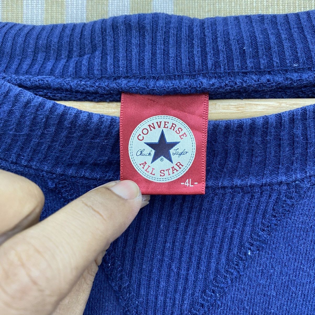 Converse 🫶Vintage Converse Spellout Sweatshirt Size US L / EU 52-54 / 3 - 4 Thumbnail