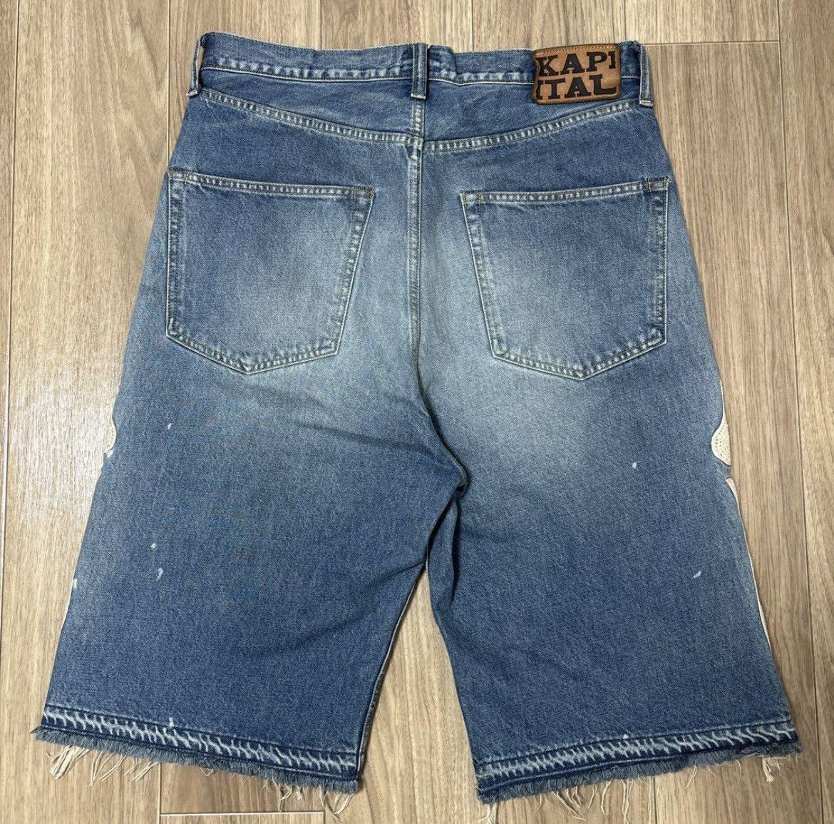 Kapital kapital 14oz Denim 5P Bone Shorts size36 Size US 34 / EU 50 - 2 Thumbnail