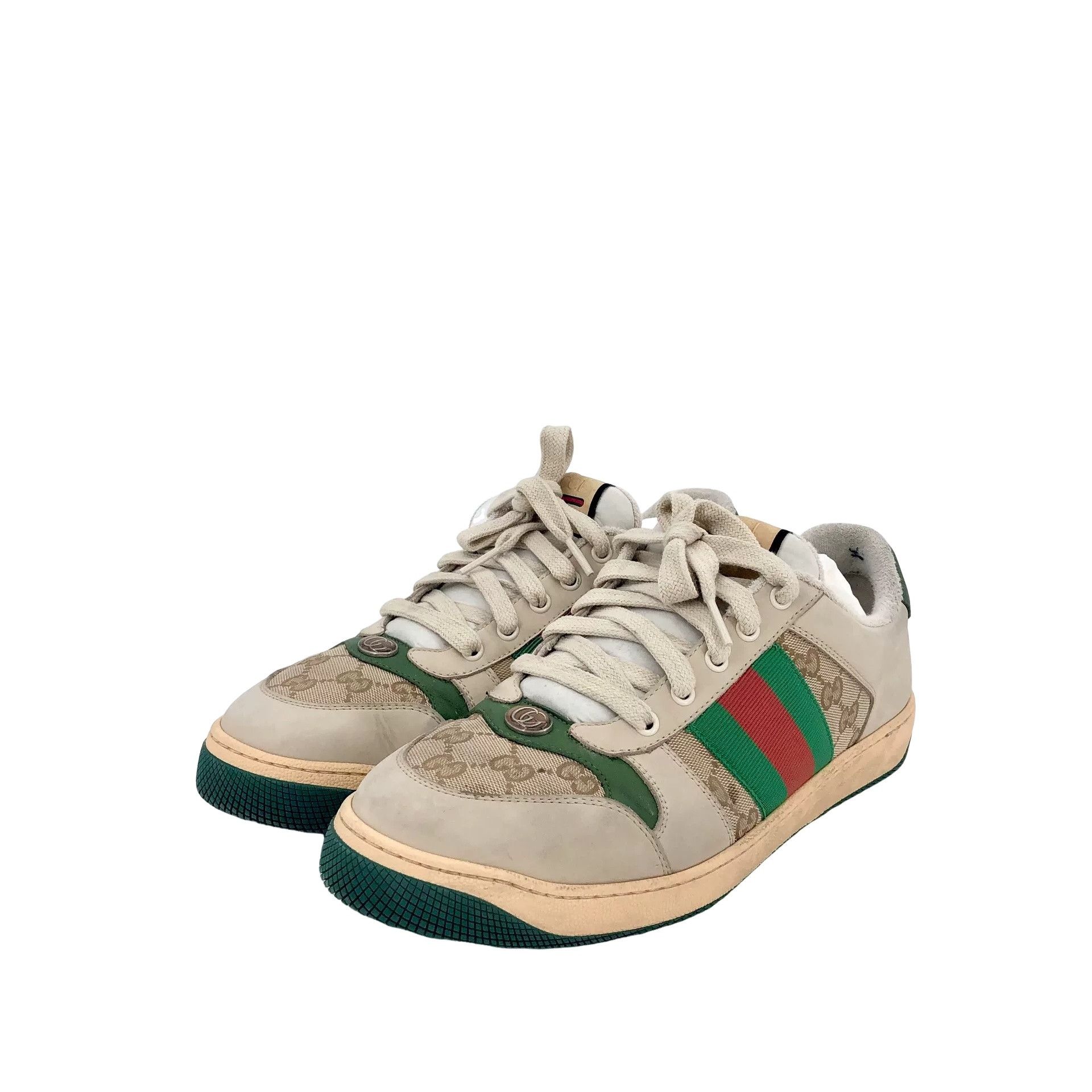 Gucci Gucci GG Canvas Web Screener Sneakers 9 Size US 10 / EU 43 - 1 Thumbnail