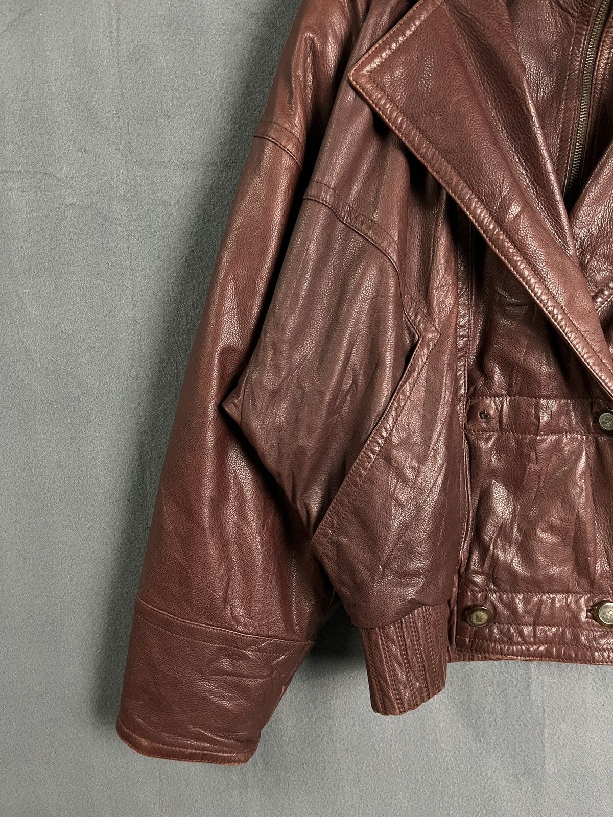 Genuine Leather × Vera Pelle × Vintage Stran Idea Vintage Vera Pelle Made in Italy Size US M / EU 48-50 / 2 - 7 Thumbnail