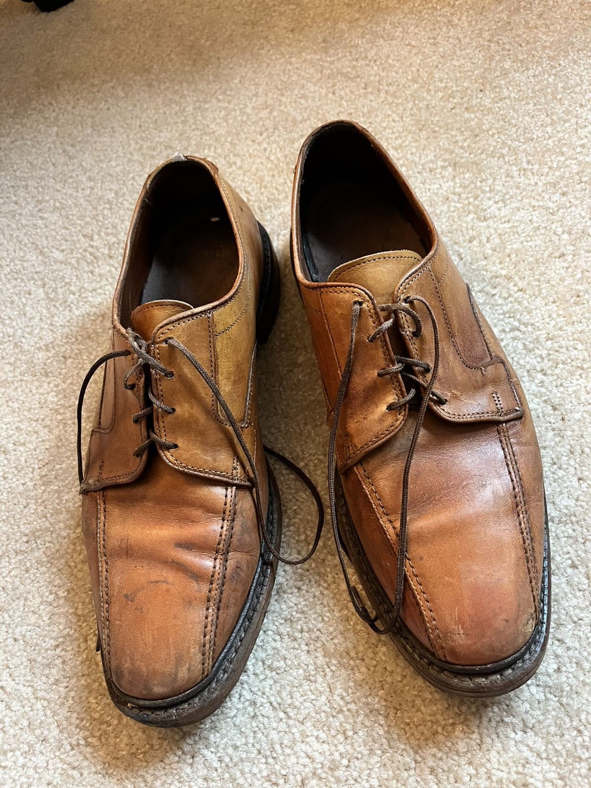 Allen Edmonds Brown Leather Dress Shoes, Men's (Size 10)