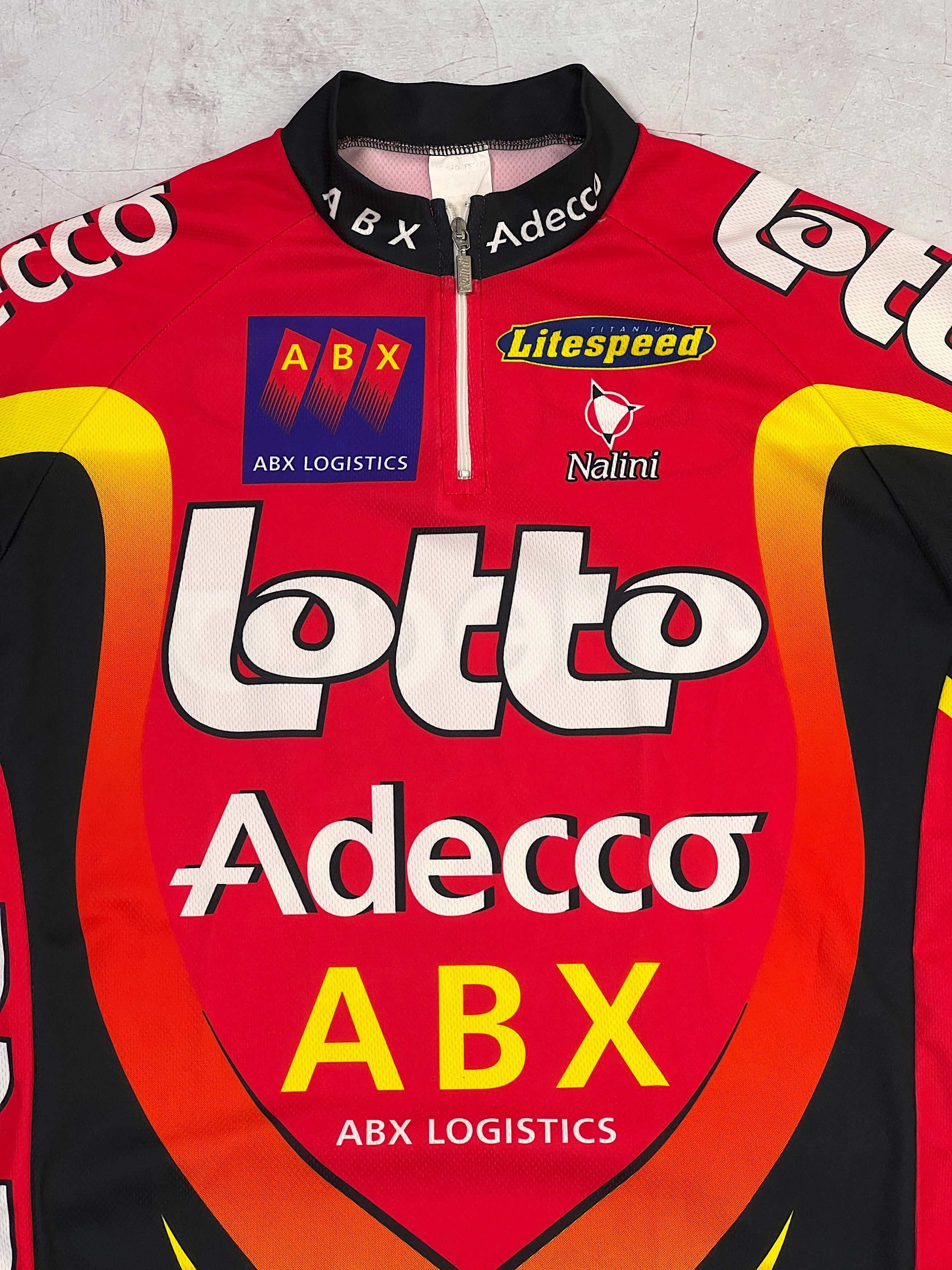Sports Specialties × Vintage Vintage Nalini Lotto ABX Cycling Jersey Adecco Size US M / EU 48-50 / 2 - 3 Thumbnail