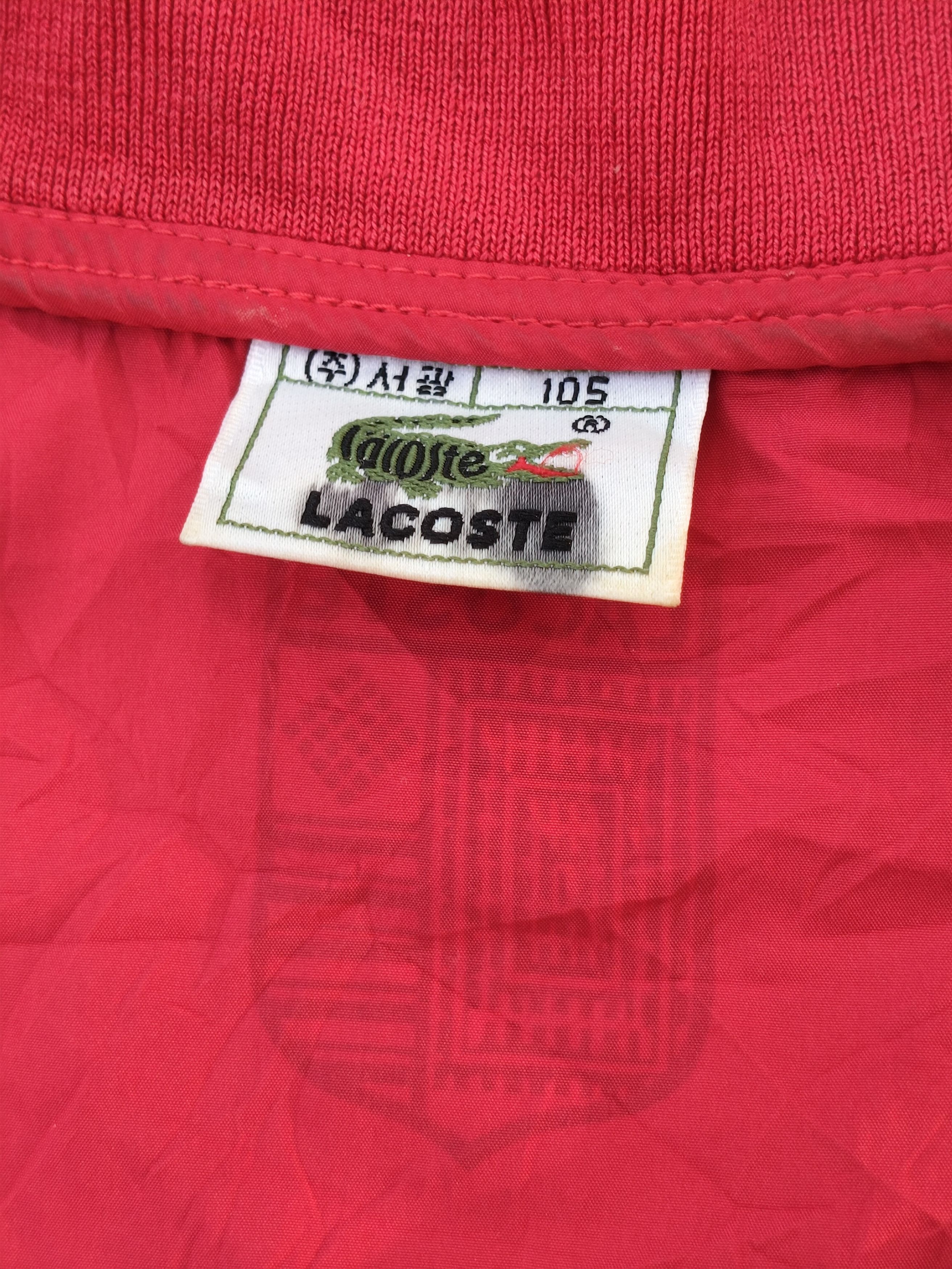 Lacoste Vintage Lacoste v-neck pullover sweater Size US L / EU 52-54 / 3 - 4 Thumbnail