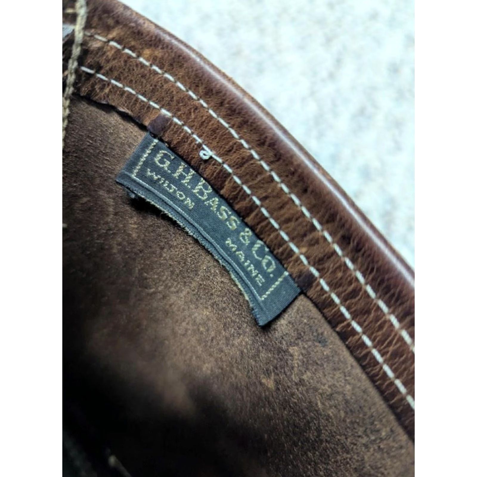 Vintage VINTAGE Bass brown leather Moccasins 9.5 mens 7.5" tall slip-on boots boots Leather Buckle accents Boot Mens 9.5 brown Leather Size US 10 / EU 43 - 6 Thumbnail