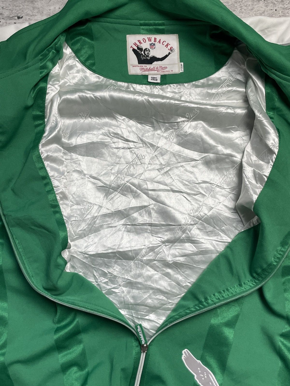 Mitchell & Ness Mitchel & Ness Philadelphia Eagles Track Jacket Size US XXL / EU 58 / 5 - 7 Thumbnail