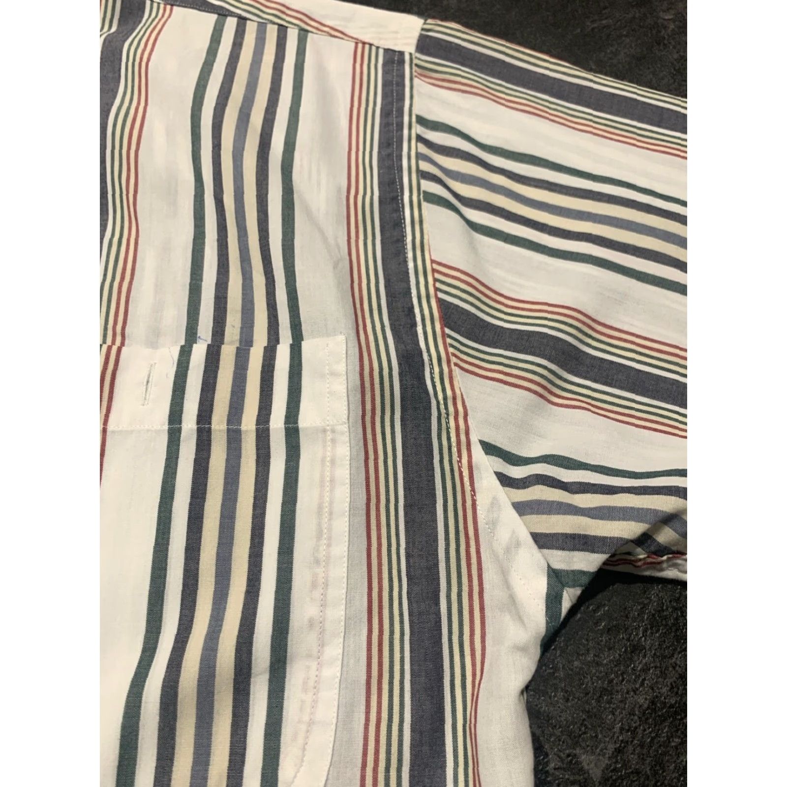 Gant Gant Men’s Large Tall LT Foxhunt Striped Button Down S/S Shirt Multicolored Size US L / EU 52-54 / 3 - 3 Thumbnail