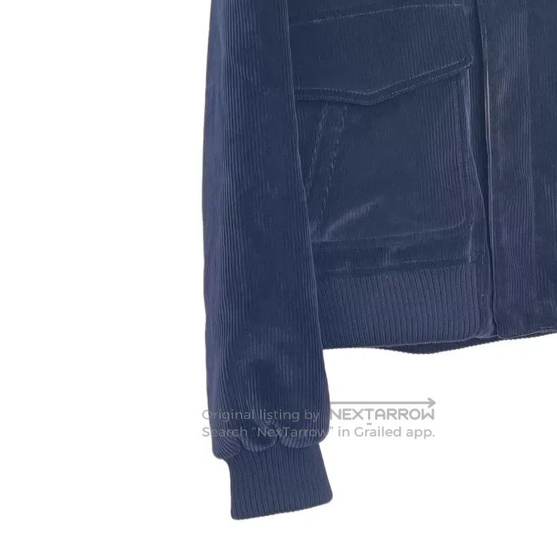 Gucci Gucci Dark blue corduroy bee shield embroidery lapel long- Size US L / EU 52-54 / 3 - 4 Thumbnail