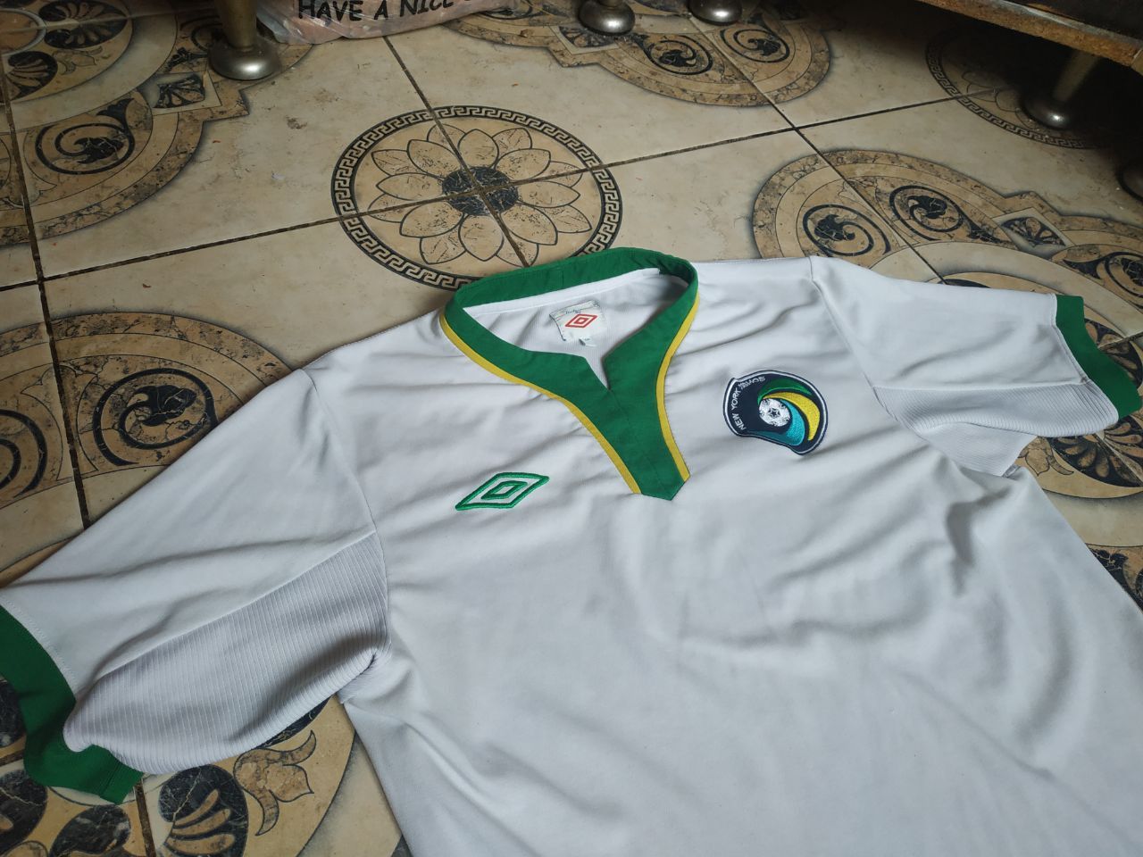 Umbro Umbro New York Cosmos Soccer Jersey Tailored By Umbro Size US M / EU 48-50 / 2 - 2 Thumbnail