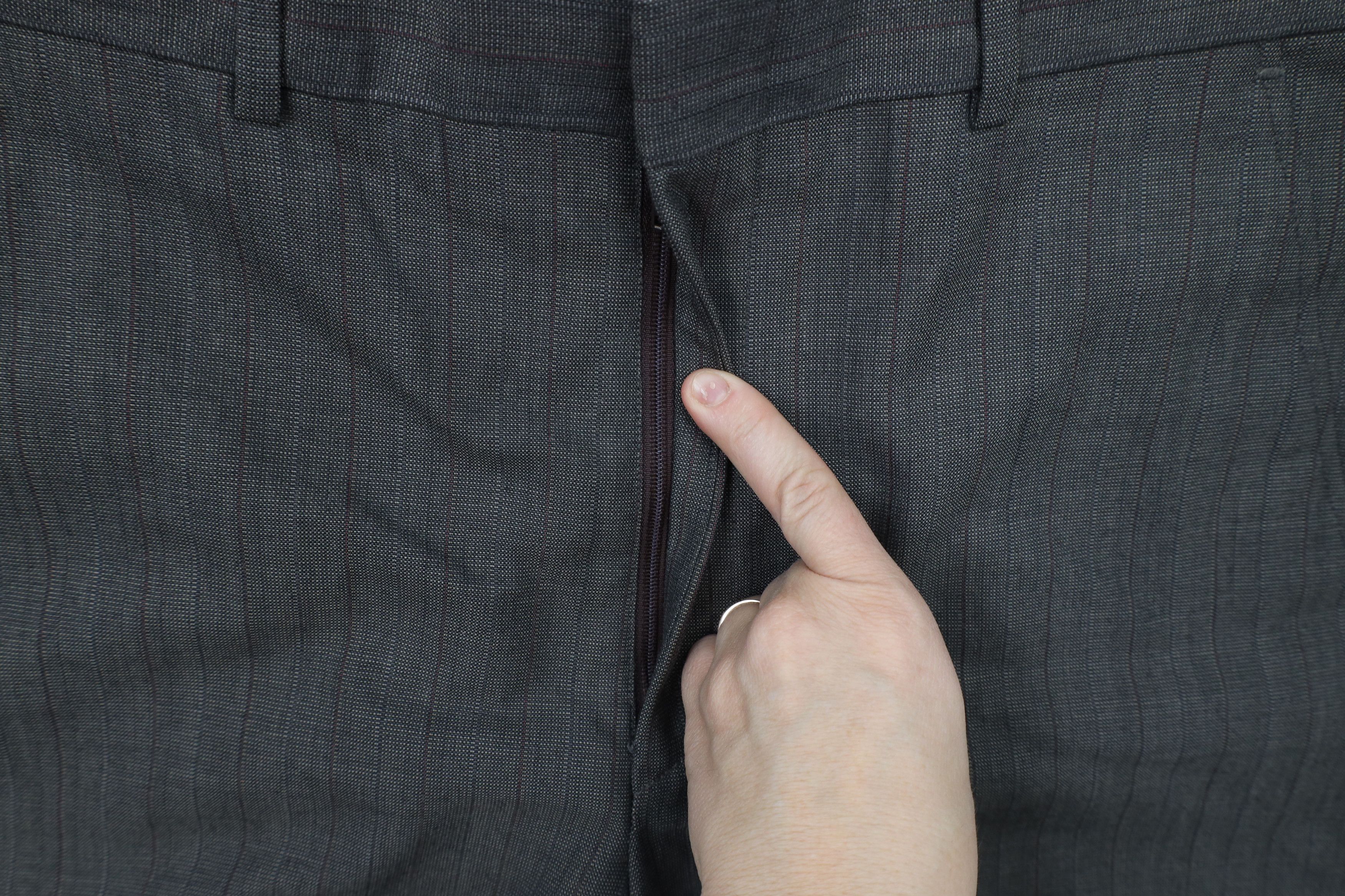 Vintage Vintage 90s Streetwear Wool Blend Wide Leg Chino Pants Size US 36 / EU 52 - 5 Thumbnail