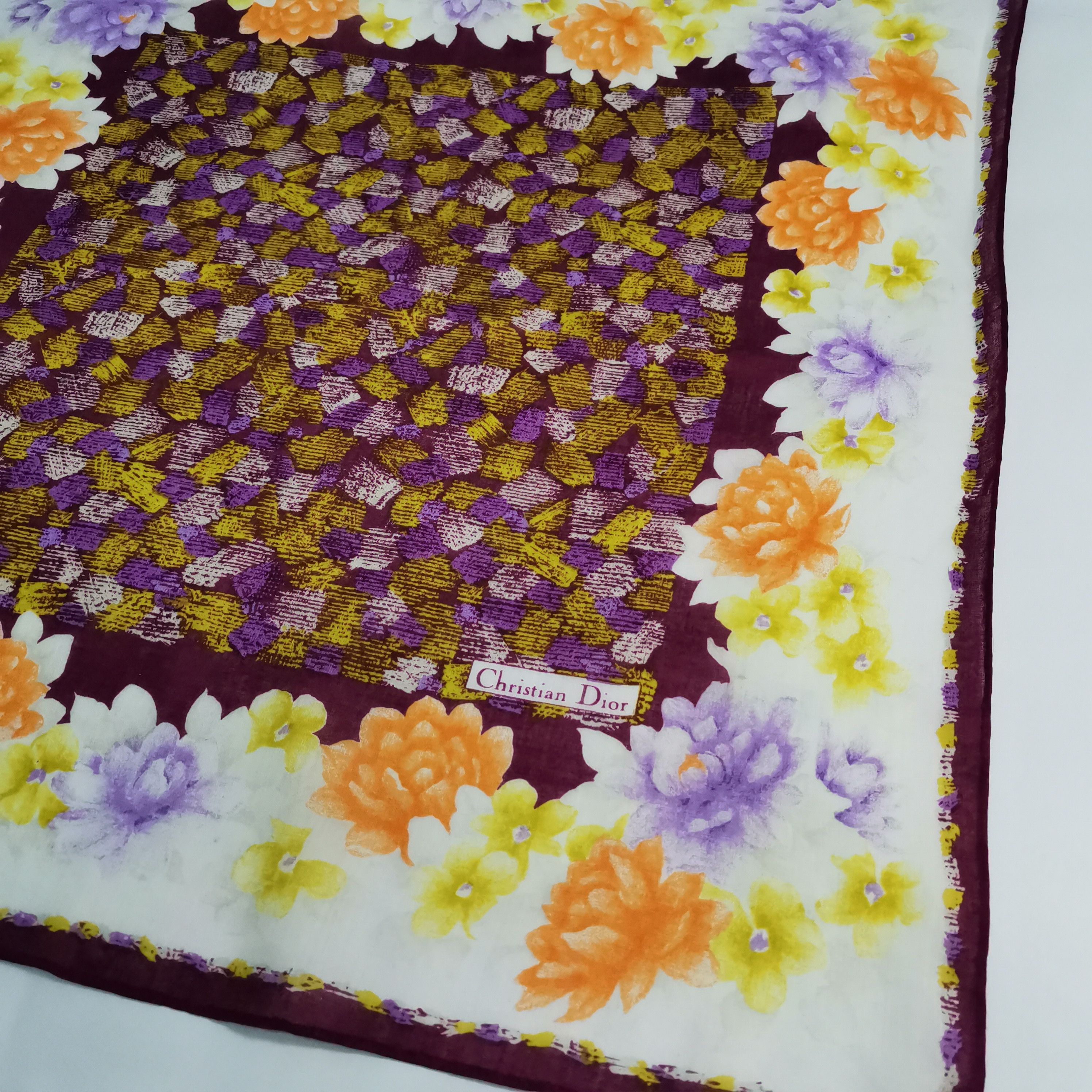 Christian Dior Monsieur CHRISTIAN DIOR HANDKERCHIEF/ NECKERCHIEF/ BANDANA/ SCARF Size ONE SIZE - 5 Thumbnail