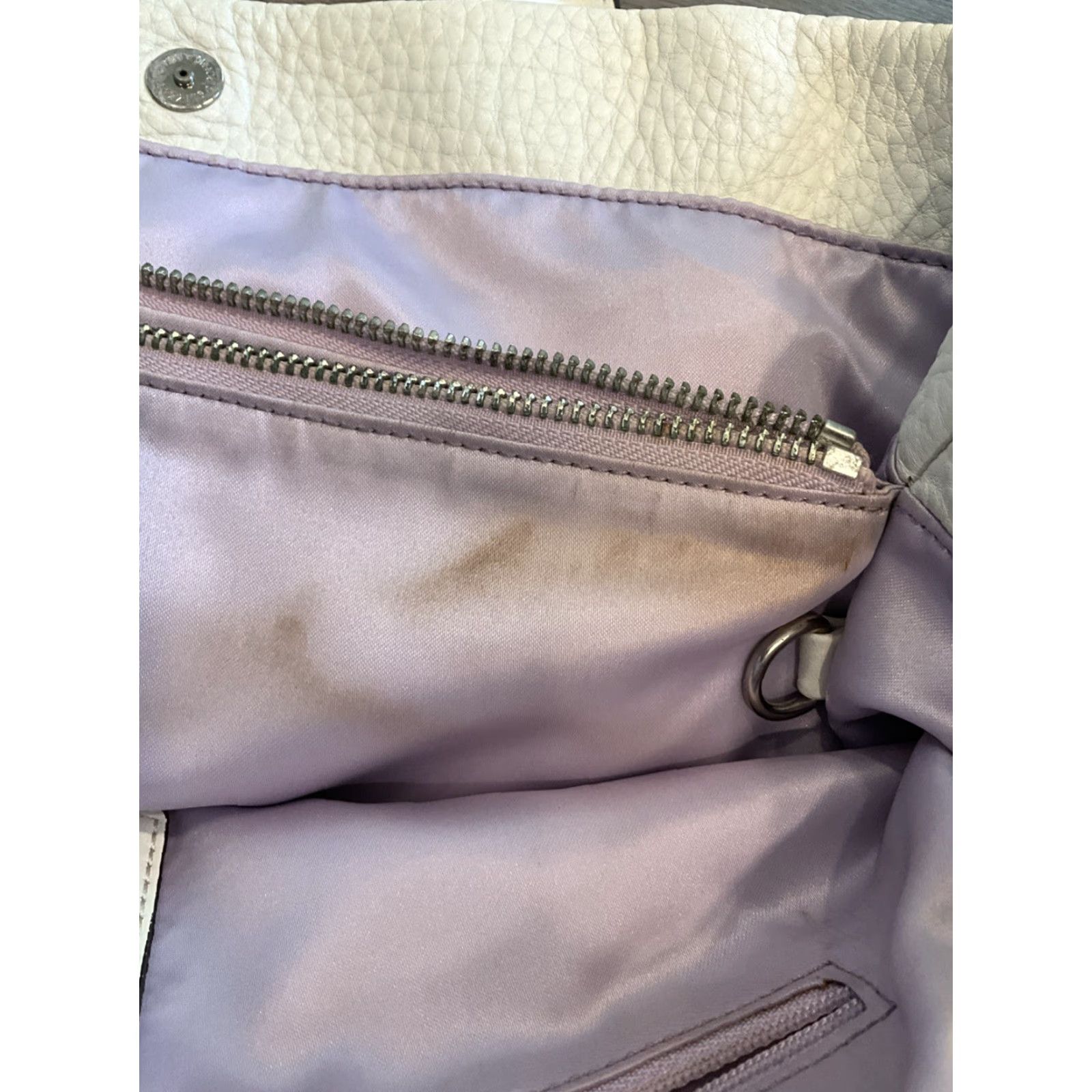 Coach Coach Penelope Op Art Leather Large Tote Purse 13453 Purple Green/white Art Tote Womens Extra Large Canvas Strap 8.5" Size ONE SIZE - 6 Thumbnail