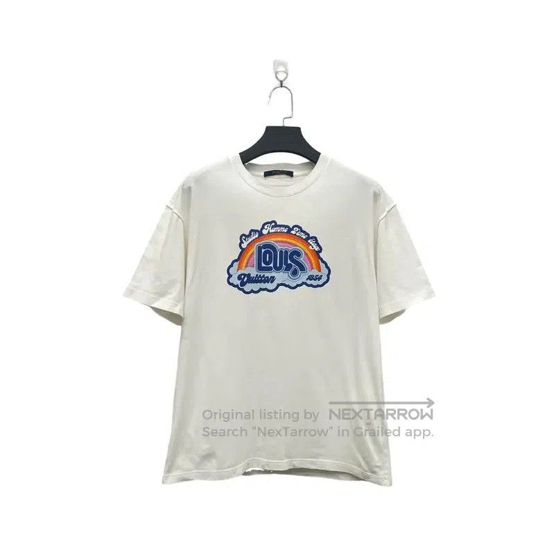 Louis Vuitton Louis Vuitton Women's White T. Size L / US 10 / IT 46 - 2 Thumbnail