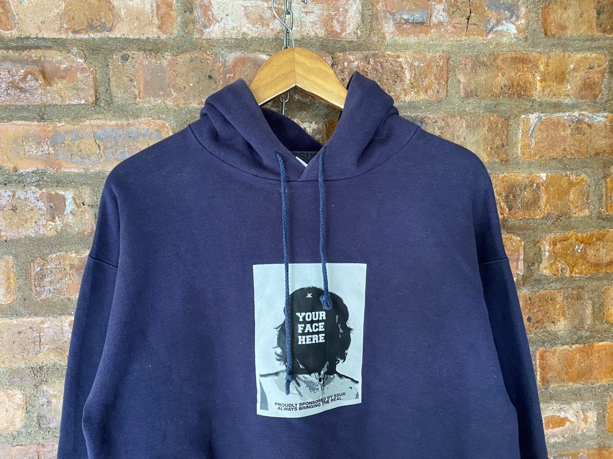 Japanese Brand × SSUR × Vintage 1990s SSUR put your face che guevara hoodie Size US M / EU 48-50 / 2 - 3 Thumbnail