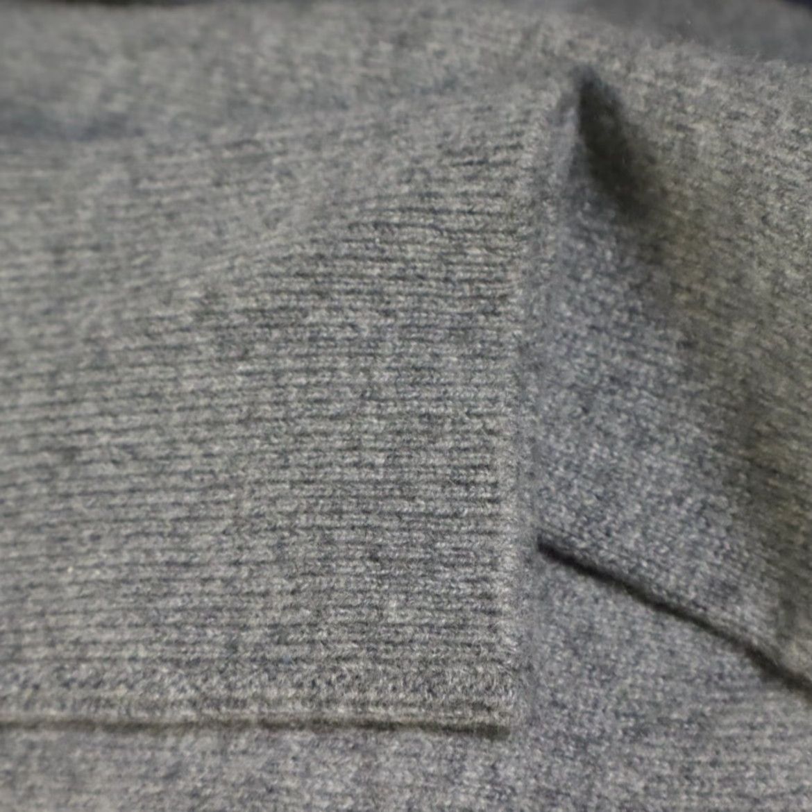 Vintage Alter Ego Solid V-Neck Long Sleeve Sweater Gray Men's L Shirt Size US L / EU 52-54 / 3 - 6 Thumbnail