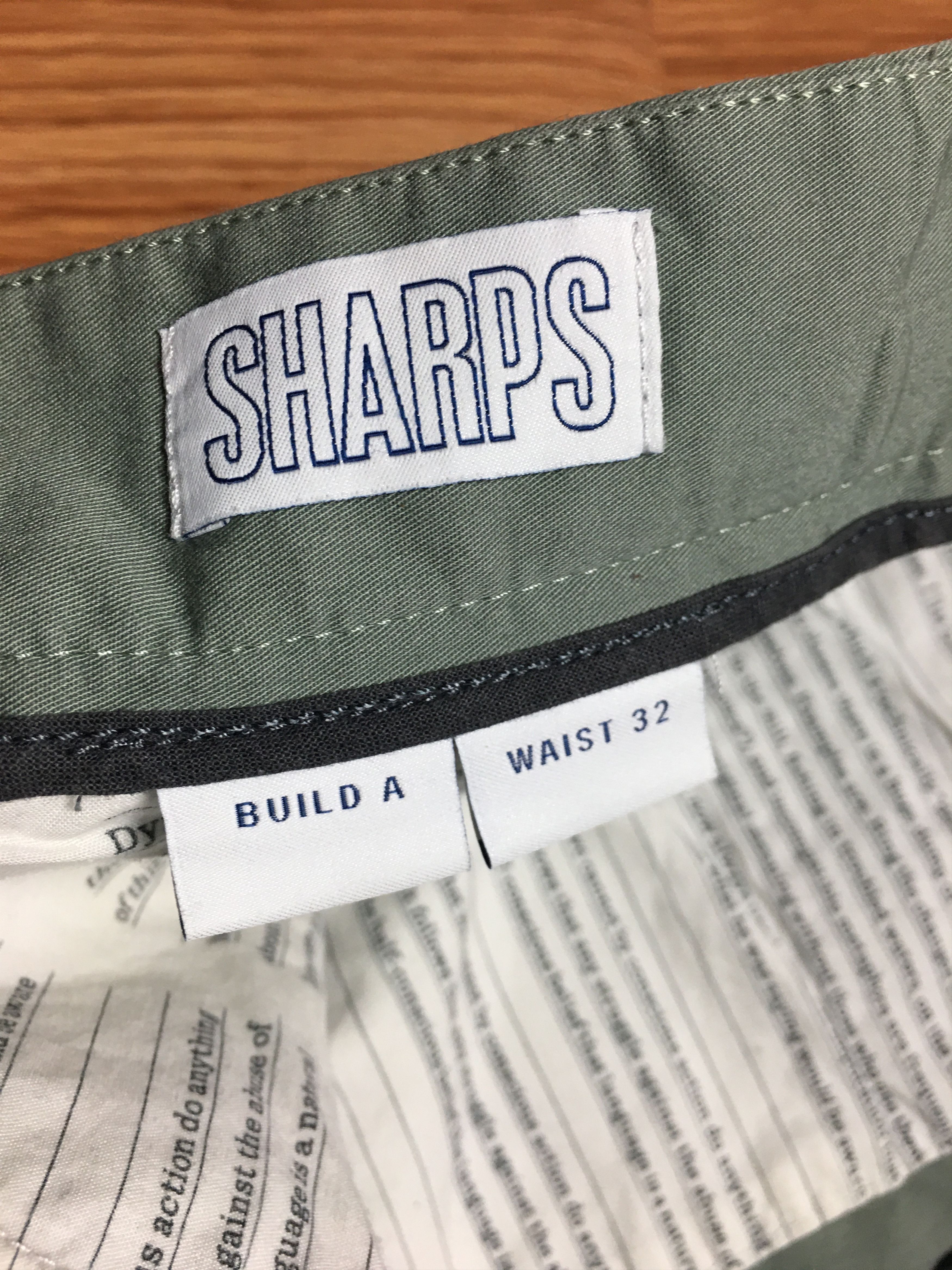 SPOKE SPOKE Sharps Cotton Mens Chino Pants Size W 32 Size US 32 / EU 48 - 6 Thumbnail