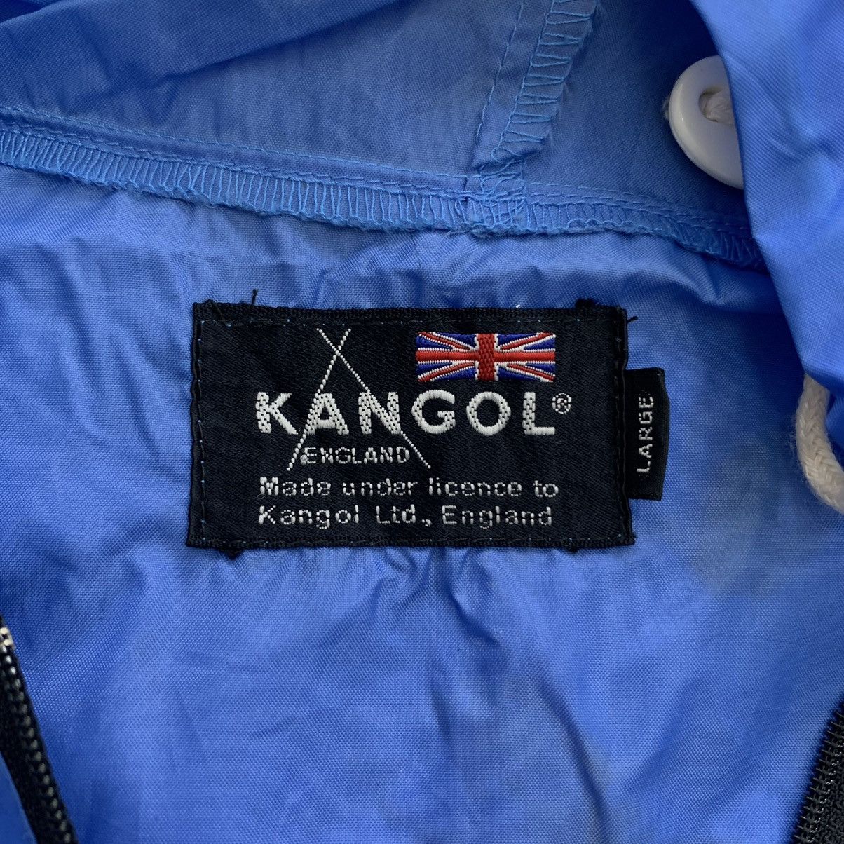 Kangol × Vintage Vintage KANGOL ENGLAND Half Zipper Blue Light Jacket Size US L / EU 52-54 / 3 - 5 Thumbnail