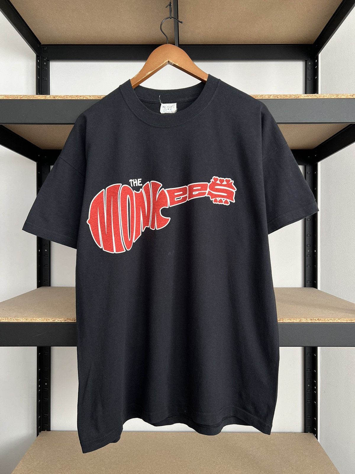 Band Tees Vintage 90s The Monkees Pop Rock Quartet Black T-shirt Size US XL / EU 56 / 4 - 3 Thumbnail