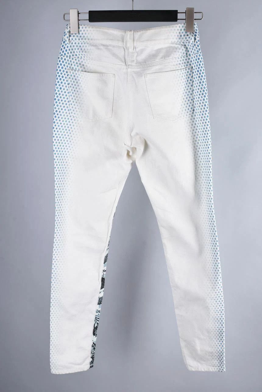 Alexander Wang Women's Alexander Wang Floral Print Denim Jeans Size W28 L31 Size 28" / US 6 / IT 42 - 4 Thumbnail