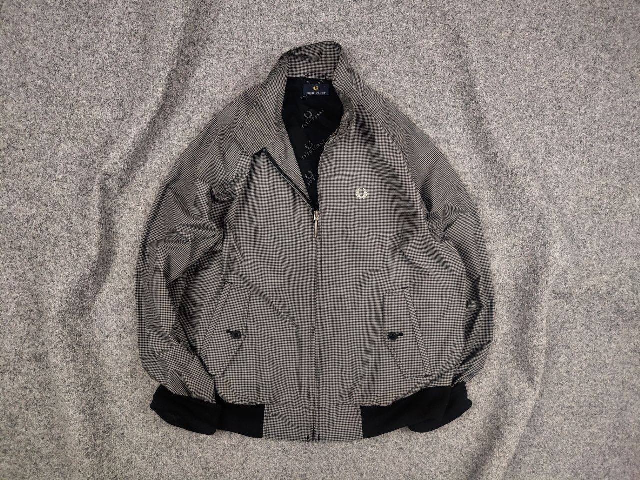 Fred Perry Vintage Fred Perry Light Classic Cotton chek Bomber jacket Size US M / EU 48-50 / 2 - 1 Thumbnail