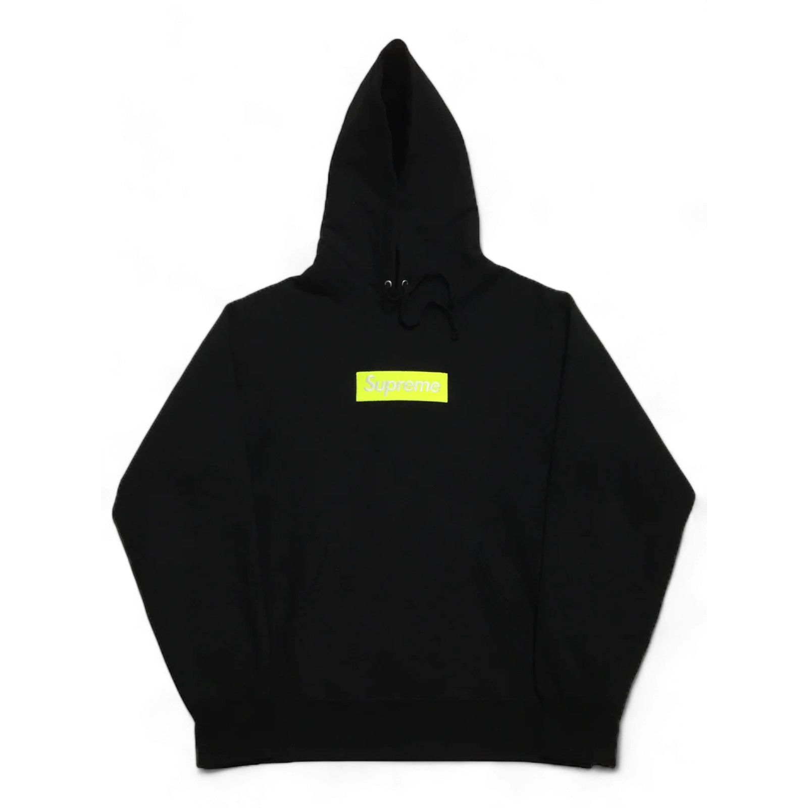 Supreme 2017 Supreme Black Lime Box Logo Hoodie Size US M / EU 48-50 / 2 - 1 Thumbnail