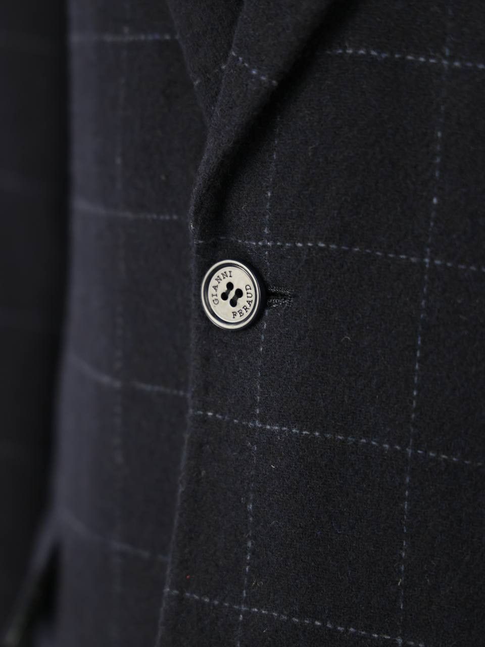 Gianni Feraud GIANNI FERAUD Checked wool blazer jacket Size 42R - 4 Thumbnail